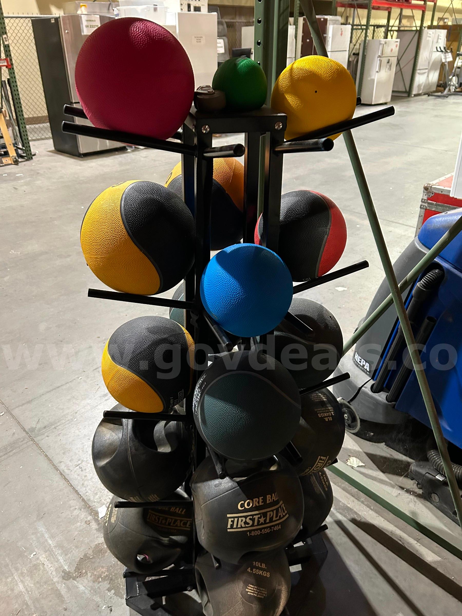 Medicine Balls & Rack First Place  Government Surplus Auction - Photo #4