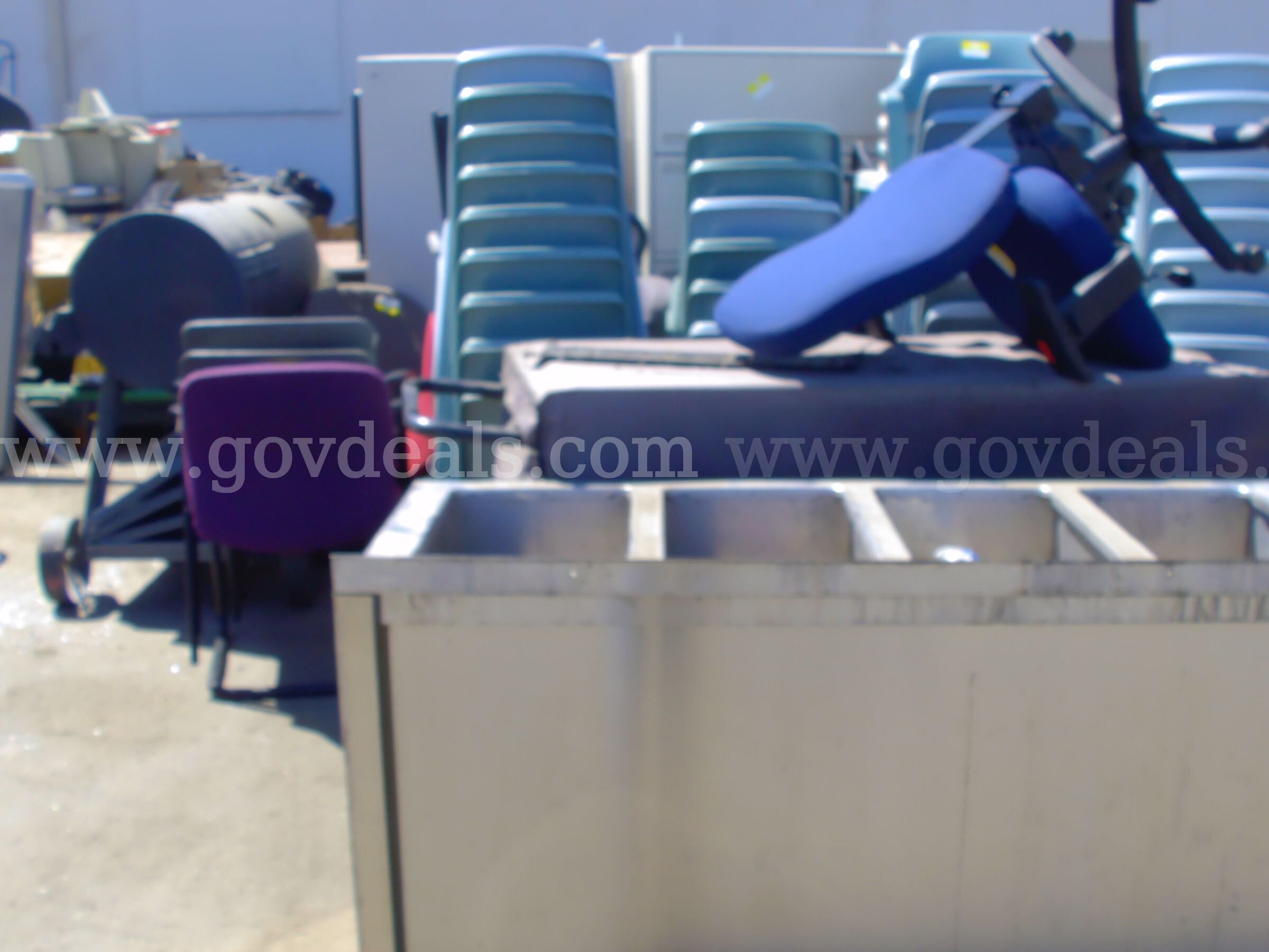 chairs, tables, bookcase, bbq   Government Surplus Auction - Photo #6