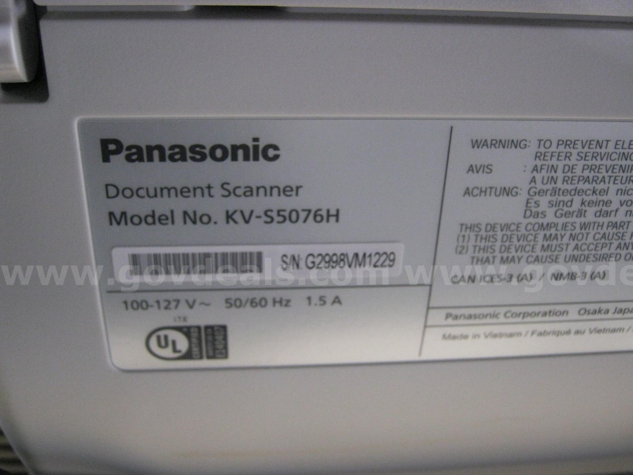 Panasonic scanner Panasonic  Government Surplus Auction - Photo #3