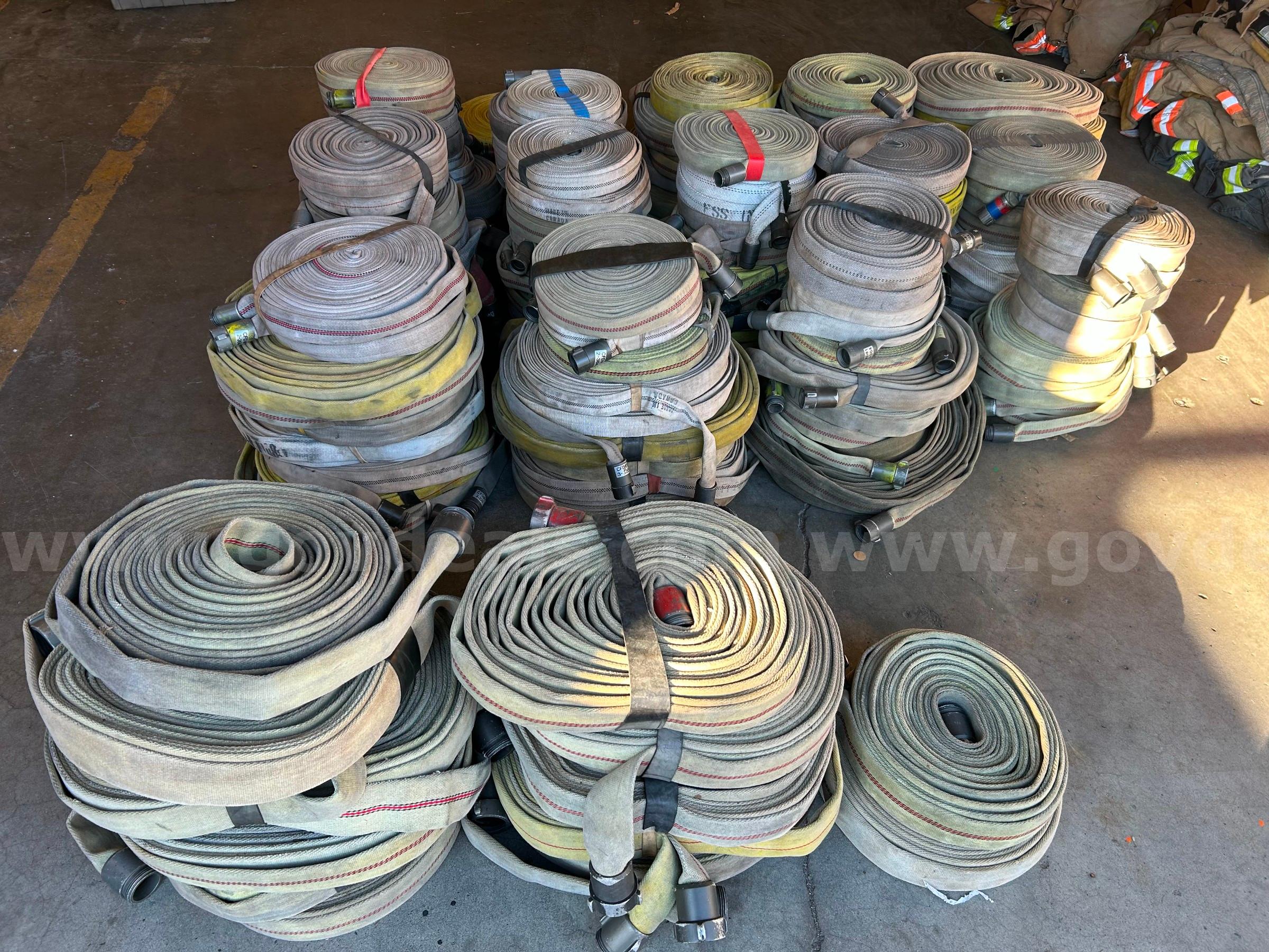 Bulk lot of wildland fire hose. Various  Government Surplus Auction - Photo #2