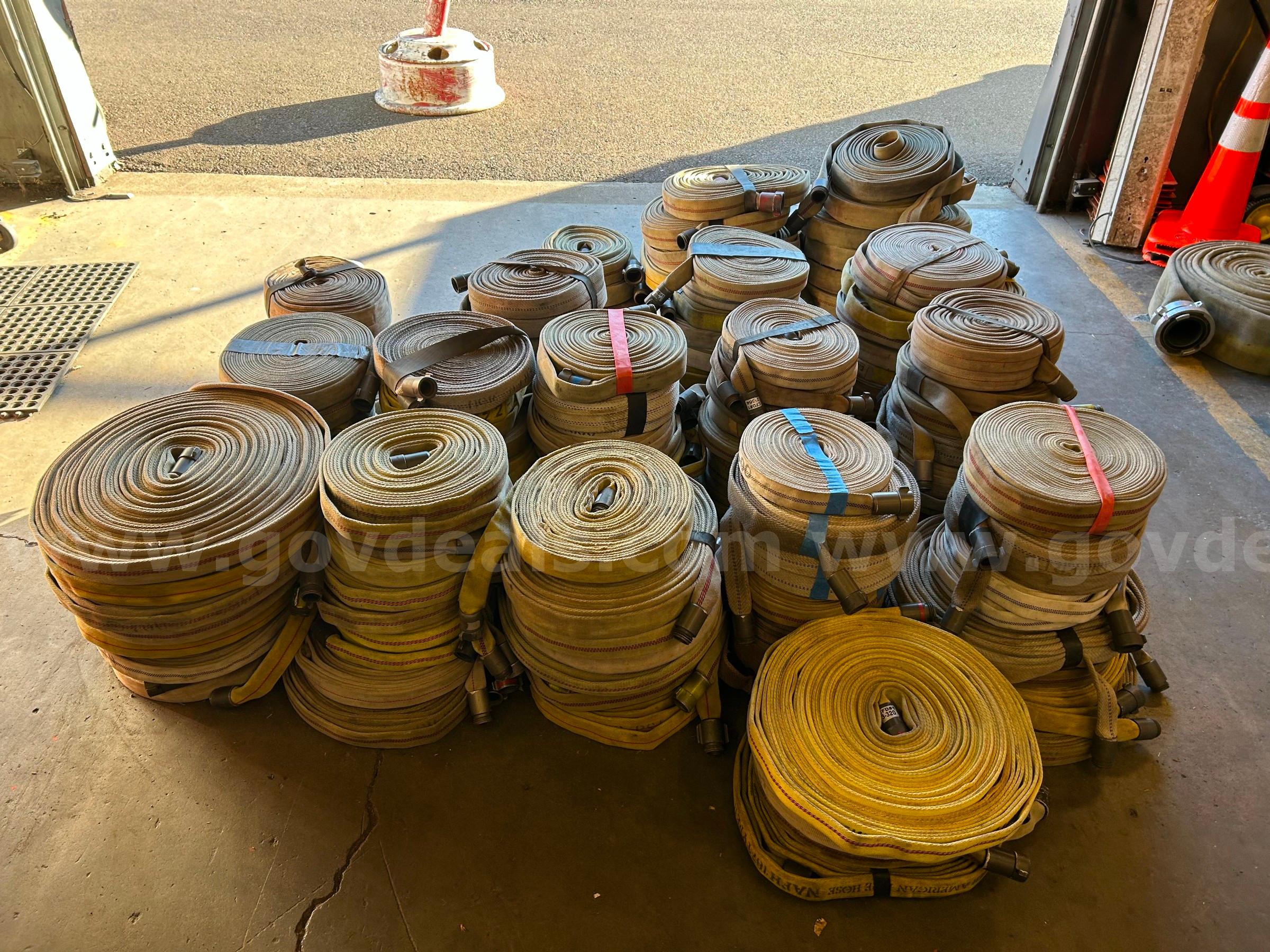 Bulk lot of wildland fire hose. Various  Government Surplus Auction - Photo #3