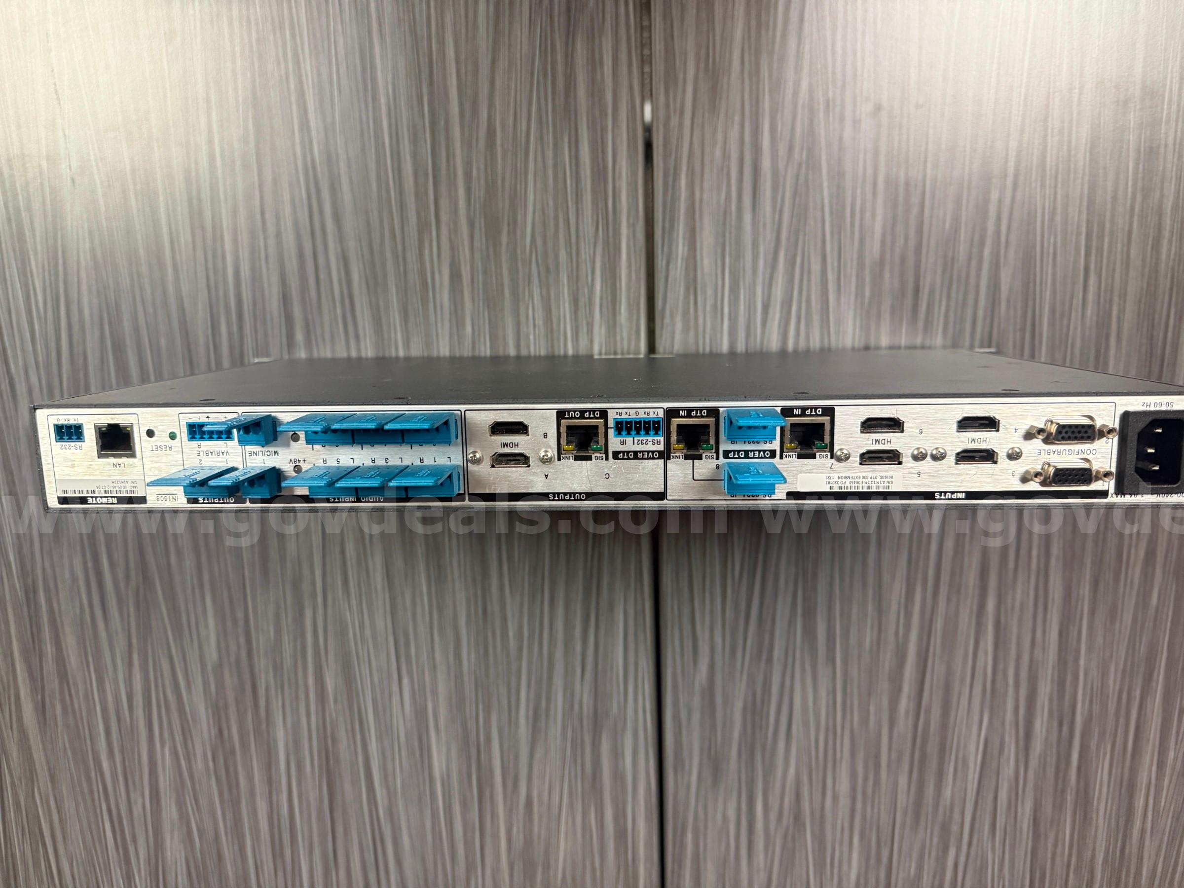 3 Amplifiers, 1 HDMI Switch, and 1 PoE Switch See Description See Description Below Government Surplus Auction - Photo #4