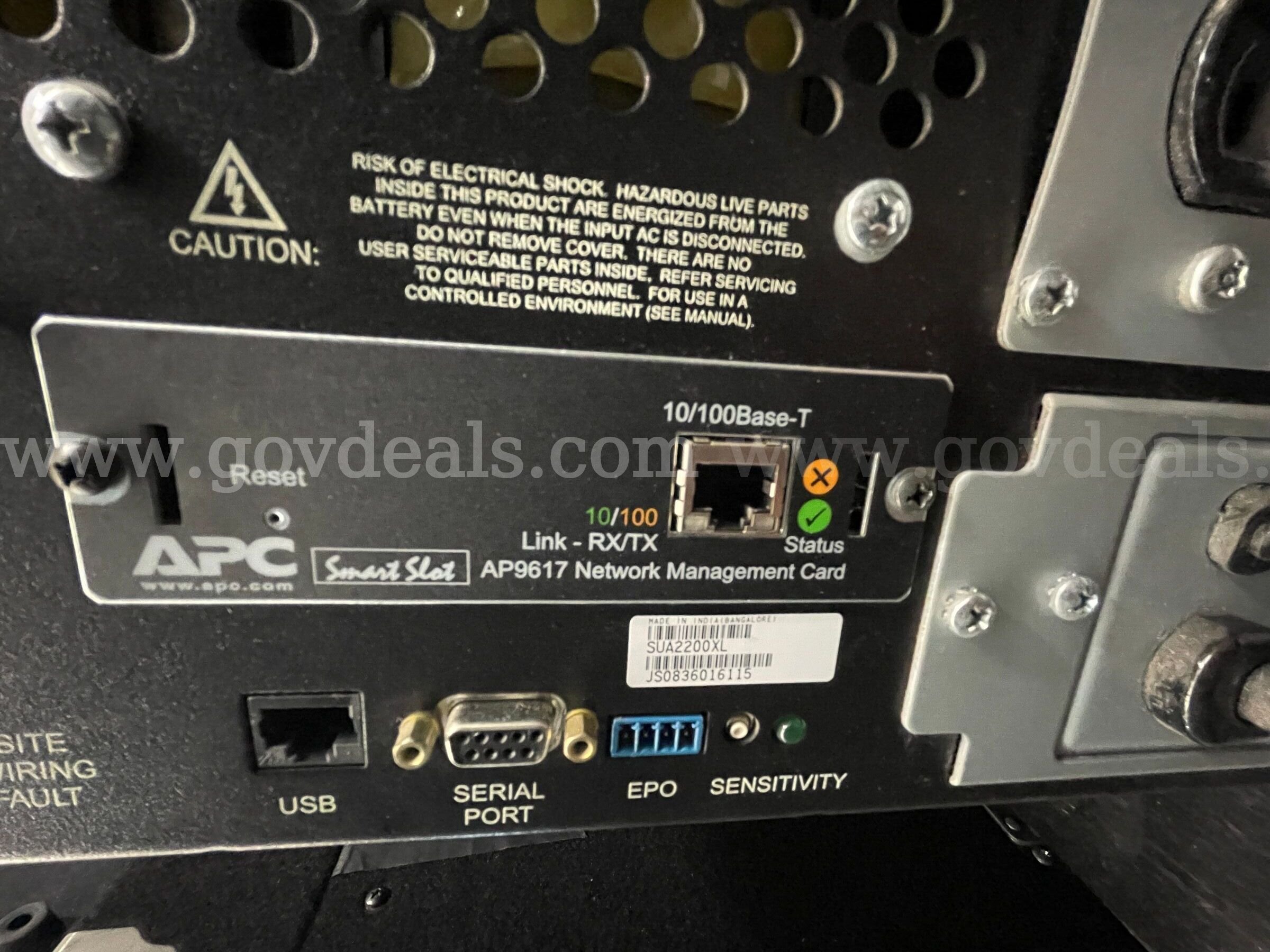 Large Lot of Equipment from Theater, Wooden Box w/Cables, Crest Console, APC Battery Backup   Government Surplus Auction - Photo #6