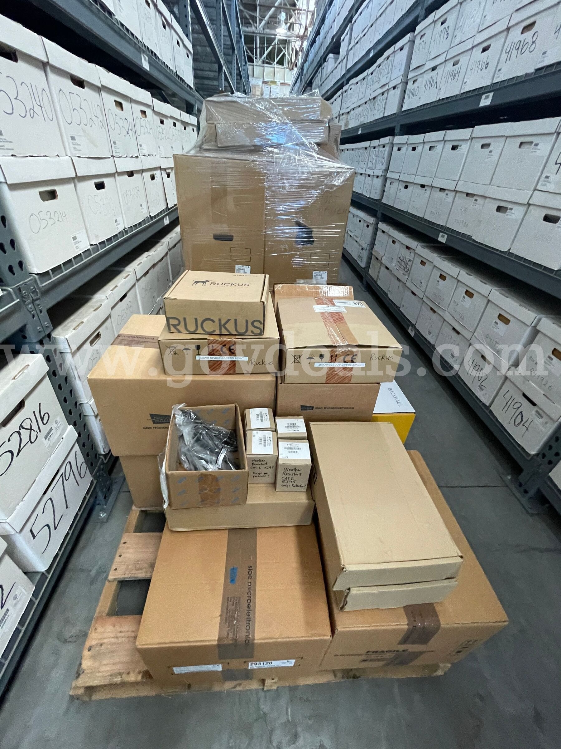 Large Lot of NEW Misc Networking Equipment   Government Surplus Auction - Primary Photo