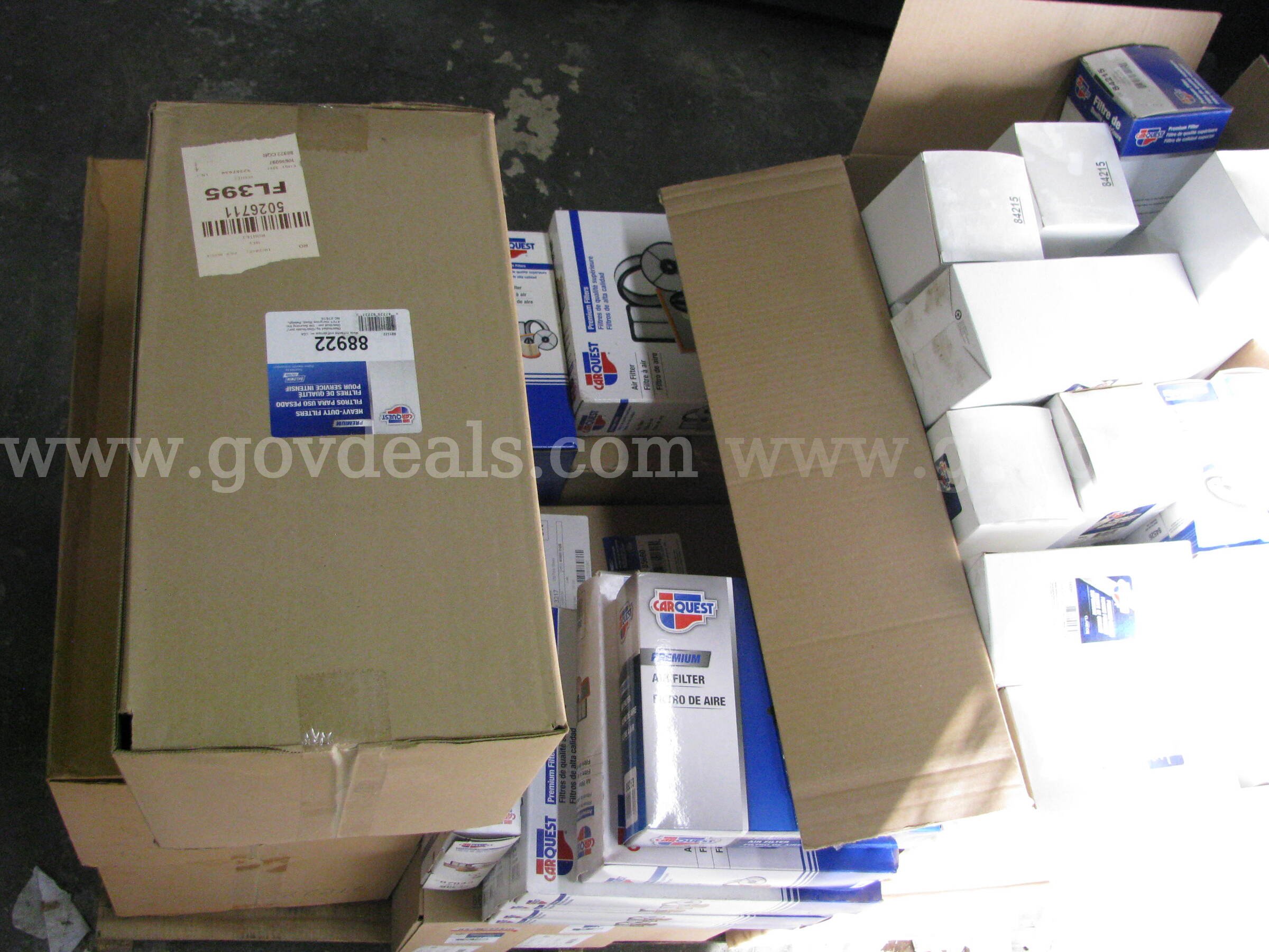 Carquest Air, Oil and Fuel Filters Carquest  Government Surplus Auction - Photo #3