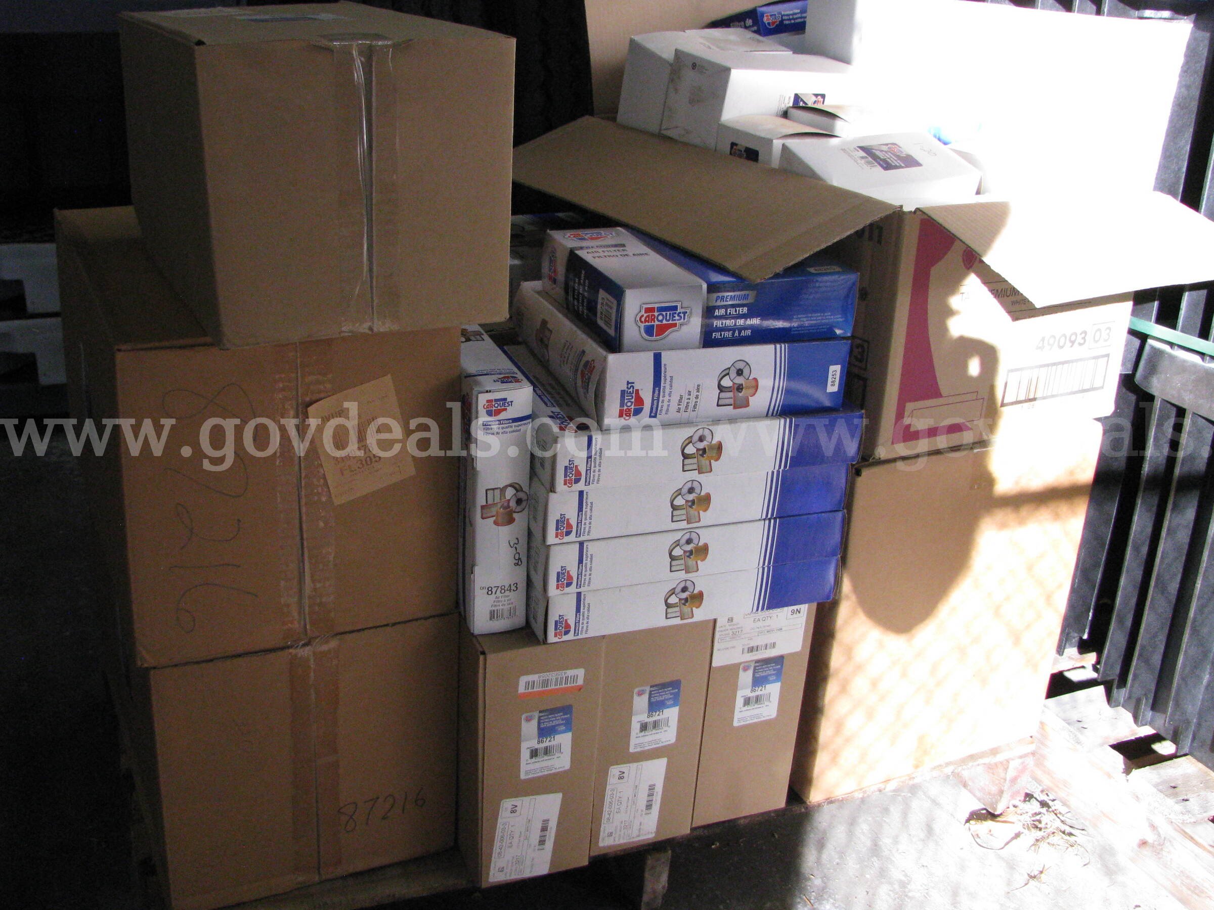 Carquest Air, Oil and Fuel Filters Carquest  Government Surplus Auction - Photo #4