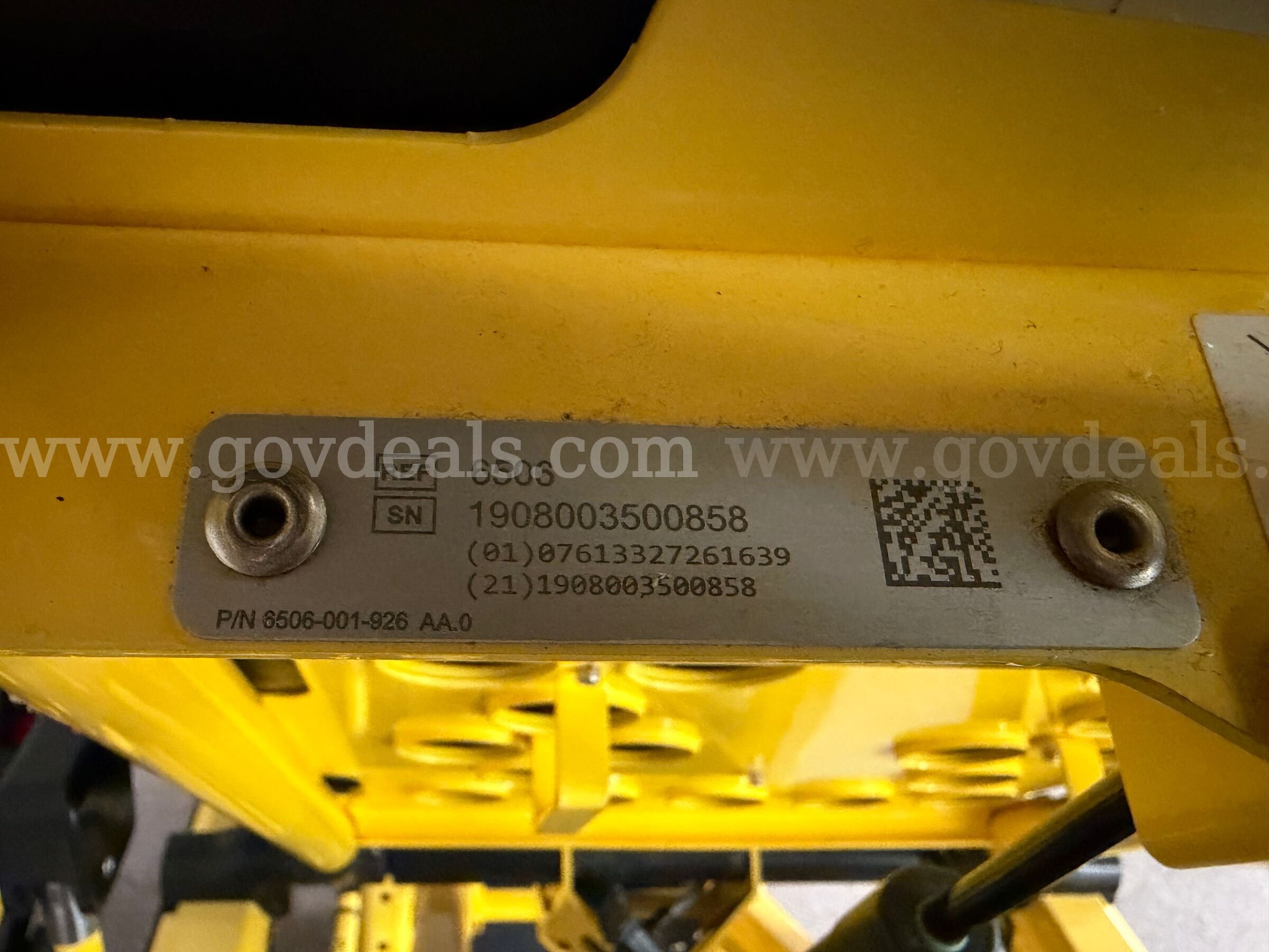 Stryker PowerPro XT Stretcher   Government Surplus Auction - Photo #2