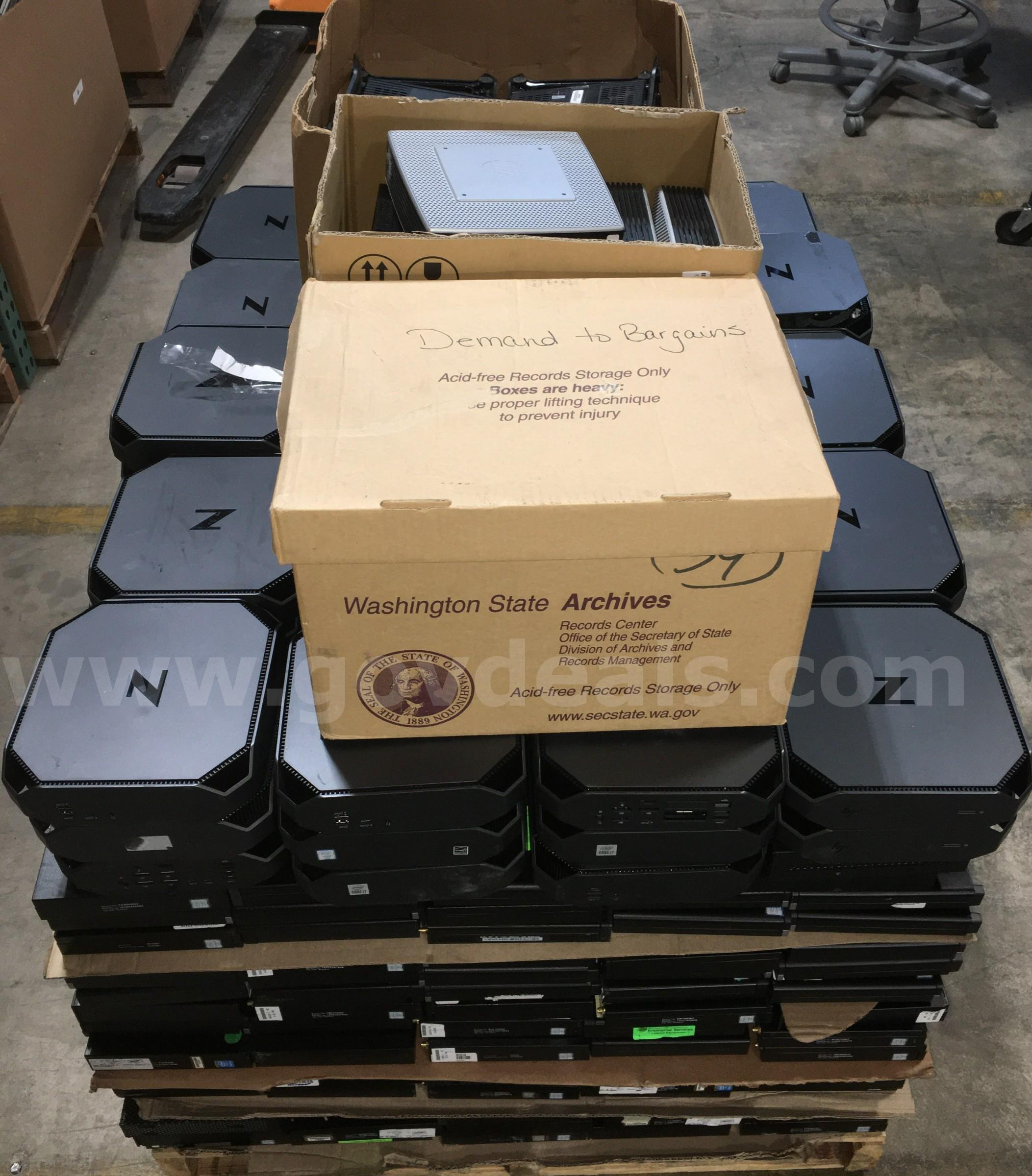 Mixed Mini Desktop Lot ~505 Units - Mixed Specs (ID# 46235) (H13-01L) (C4K) Dell / Lenovo / HP 505 Government Surplus Auction - Photo #5