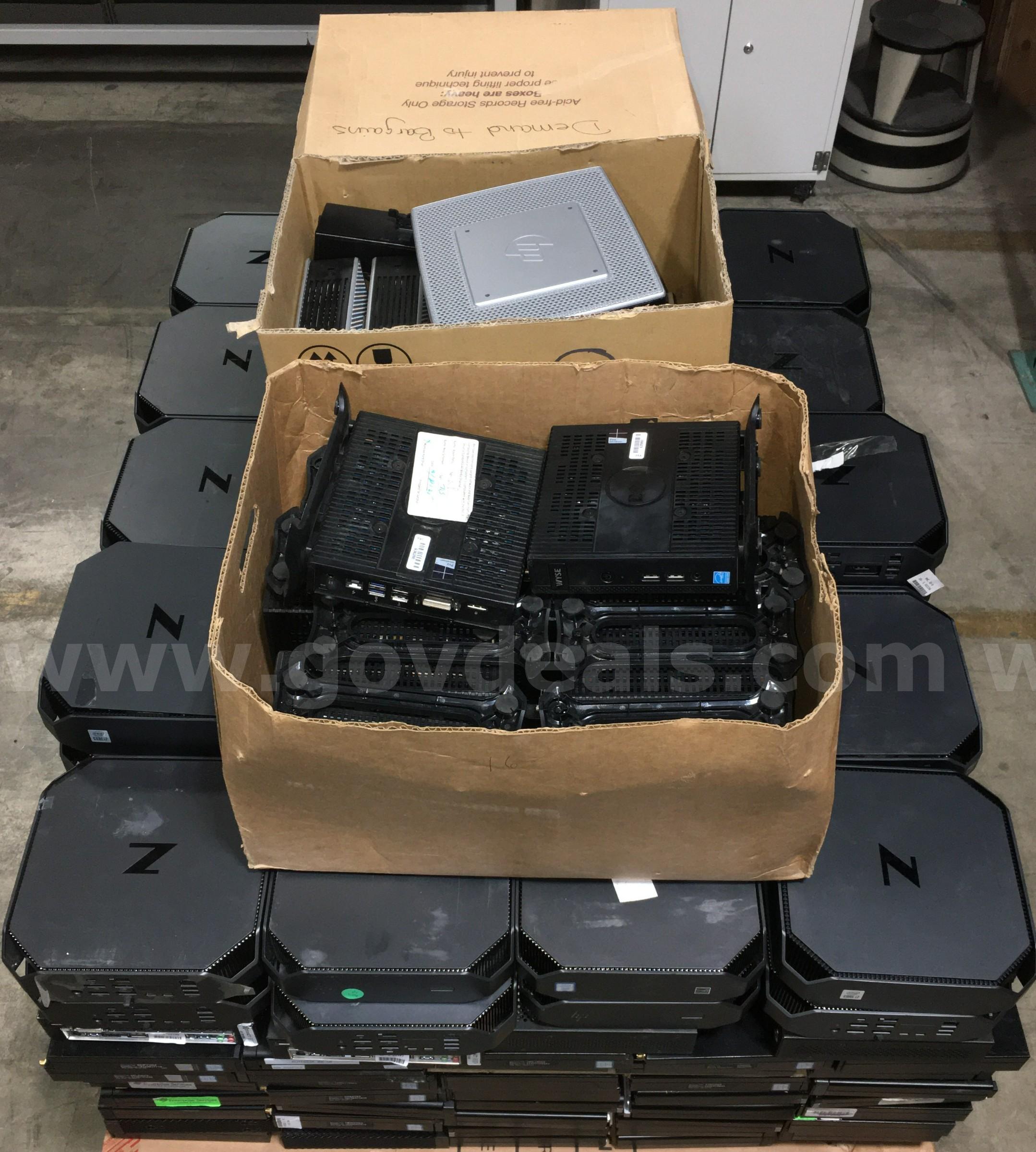 Mixed Mini Desktop Lot ~505 Units - Mixed Specs (ID# 46235) (H13-01L) (C4K) Dell / Lenovo / HP 505 Government Surplus Auction - Photo #6