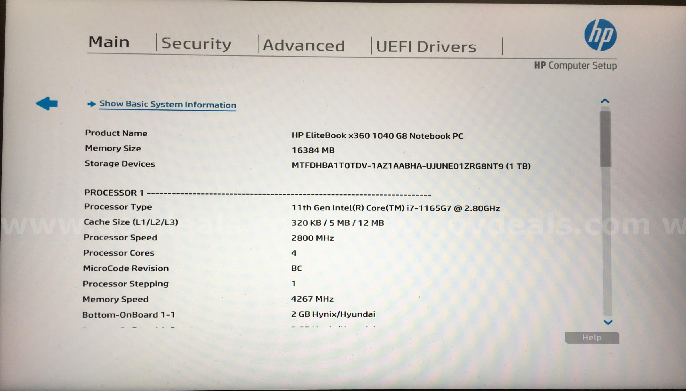 HP Elitebook x360 1040 G8 Notebook - Core i7 (ID# 46523) (C4K-CART) (NO UPC) HP x360 Government Surplus Auction - Photo #2
