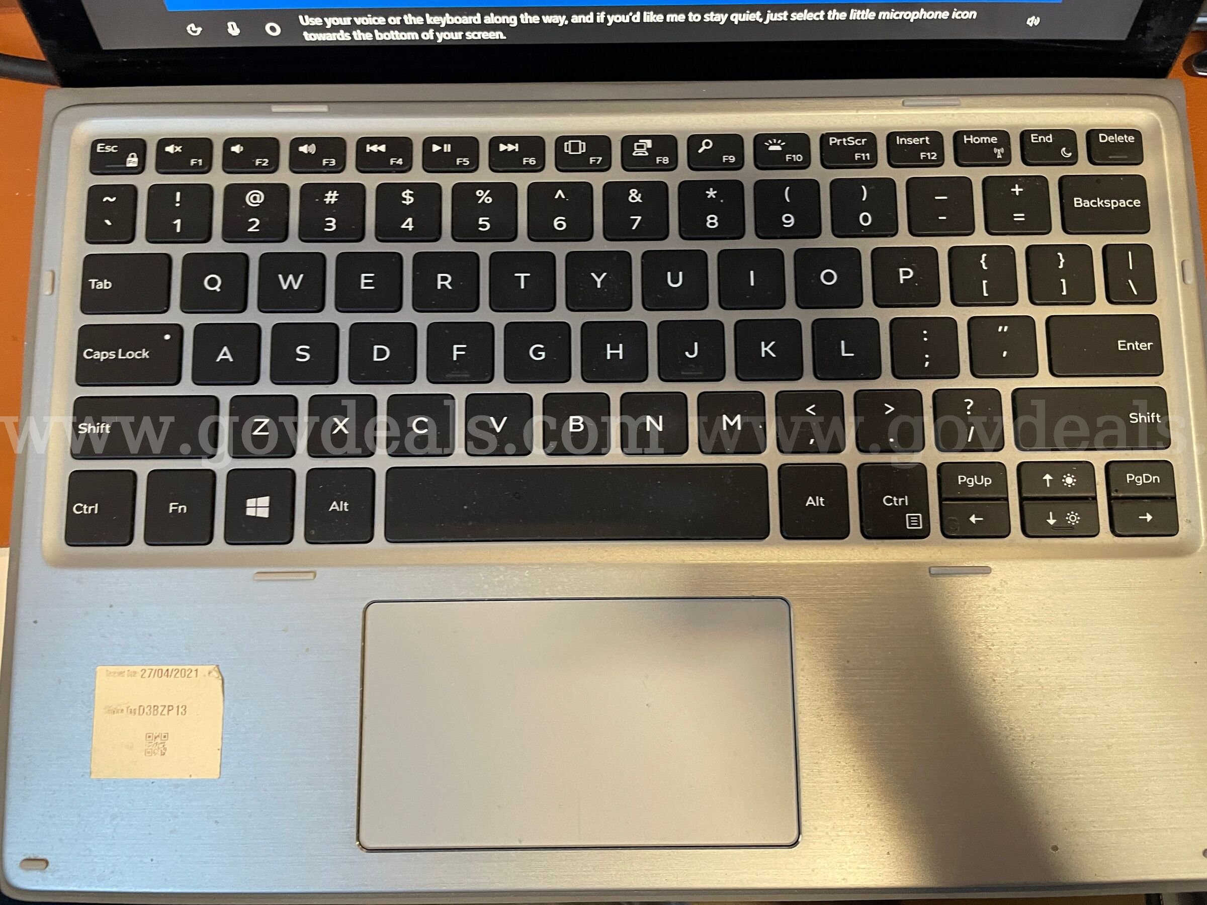 Dell Latitude 7200 2-in-1 | Windows 10 Installer Ready! (ID# 46618) (D-Case) (No UPC) ($10) Dell 7200 Government Surplus Auction - Photo #2