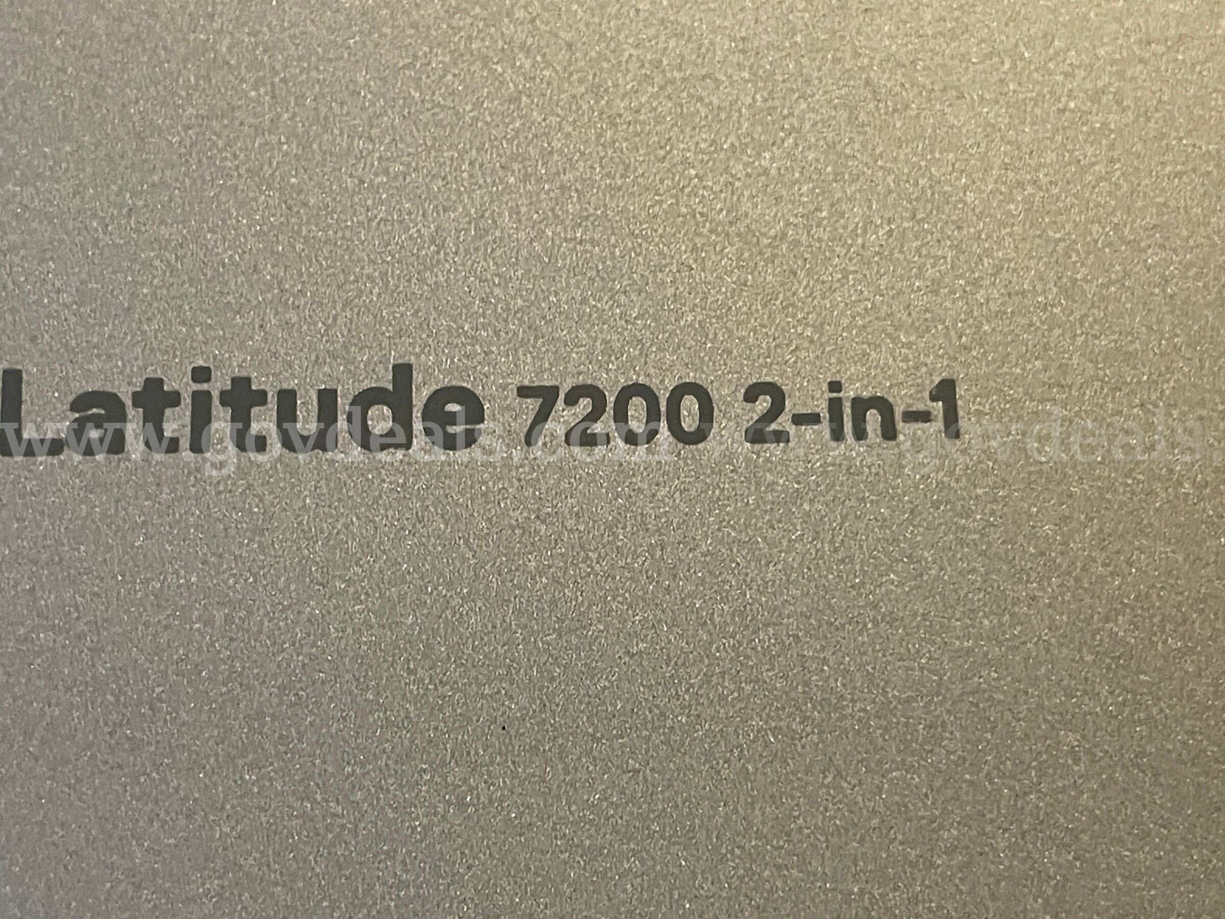 Dell Latitude 7200 2-in-1 | Windows 10 Ready | Cracked Screen (ID# 46661) (D-Case) (No UPC) ($10) Dell 7200 Government Surplus Auction - Photo #5