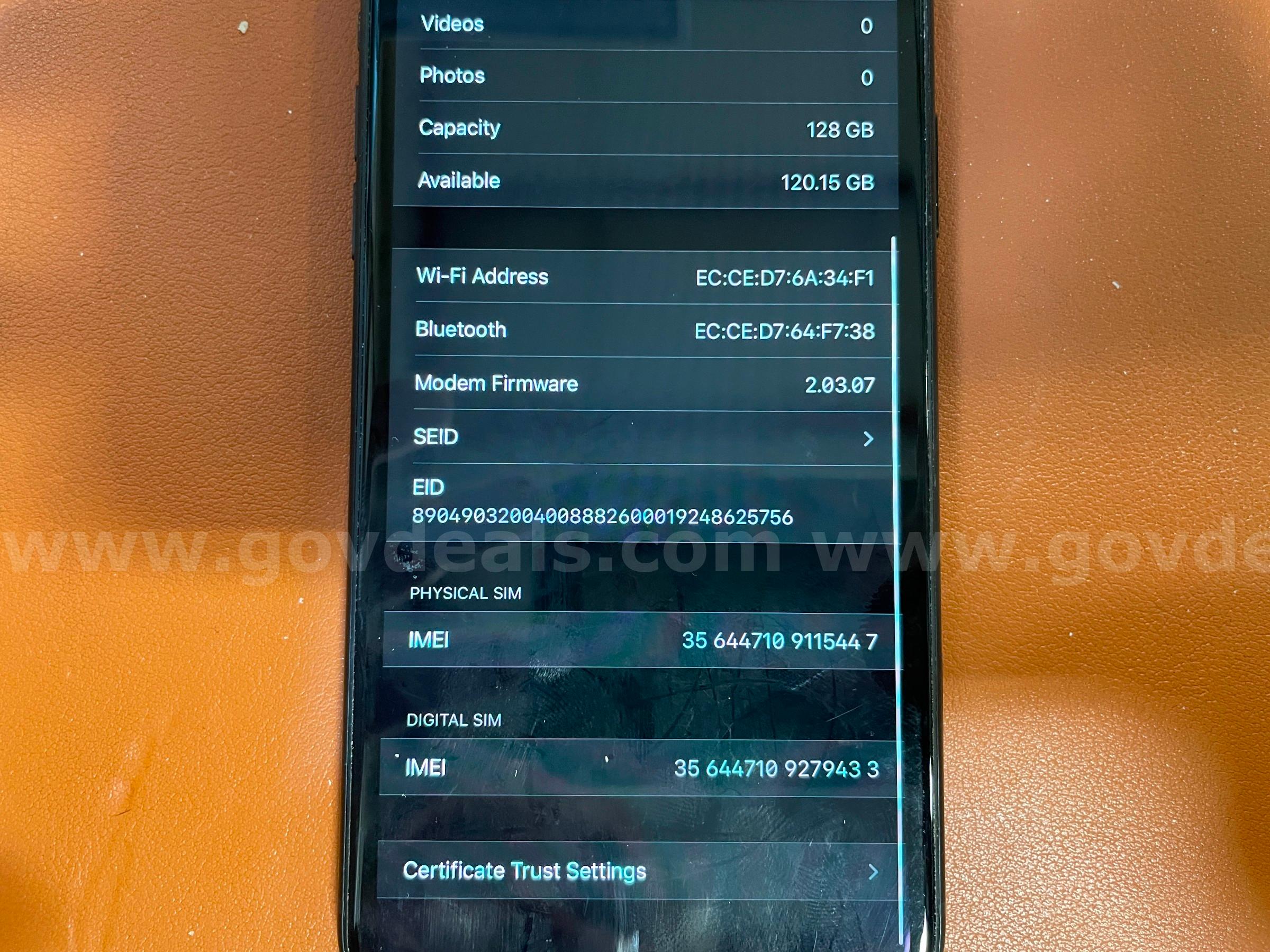 iPhone XR- Black- 128GB (ID# 46721) (D-Case) (No UPC) (10) Apple iPhone Government Surplus Auction - Photo #6