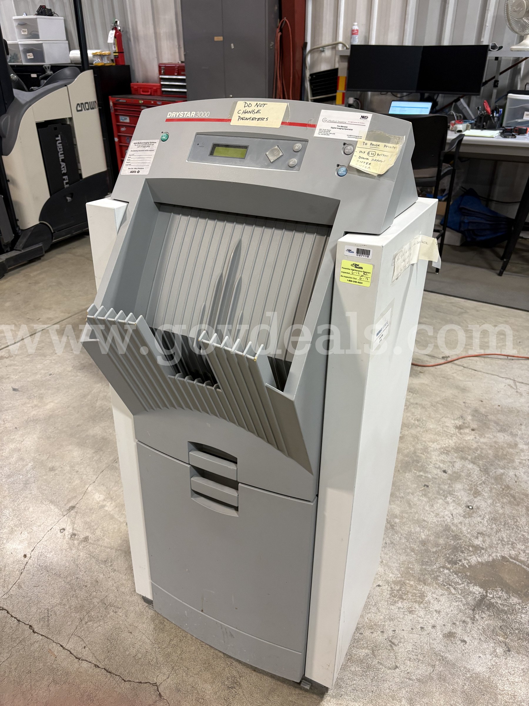 Agfa DryStar 3000 Diagnostic Printer (ID# 46930) (J03-2L) (26-1931-9) 300