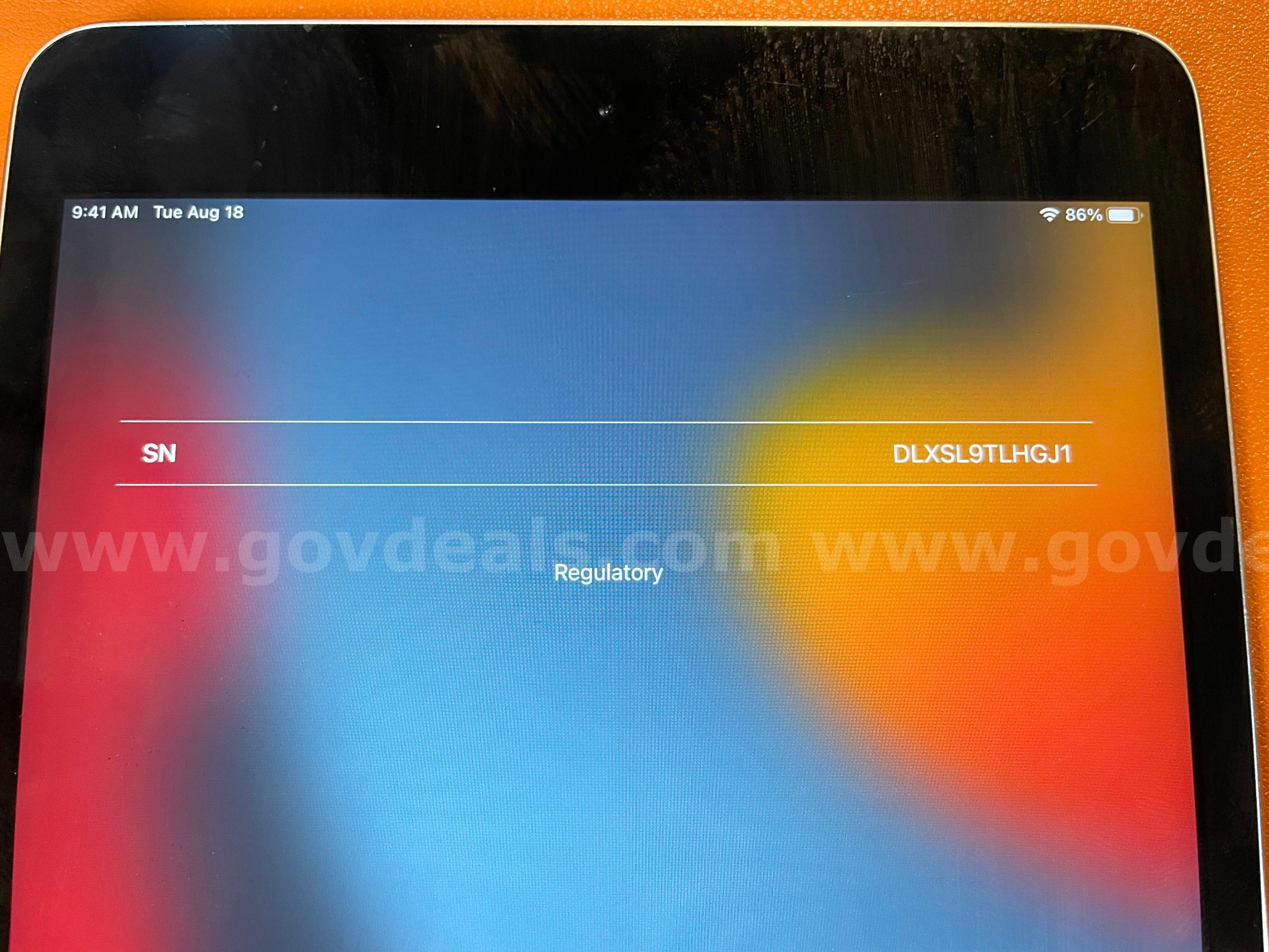 iPad Mini 4 | WiFi only | 32GB (ID# 47325 ) (D-Case) (NoUPC) Apple iPad Mini Government Surplus Auction - Photo #2
