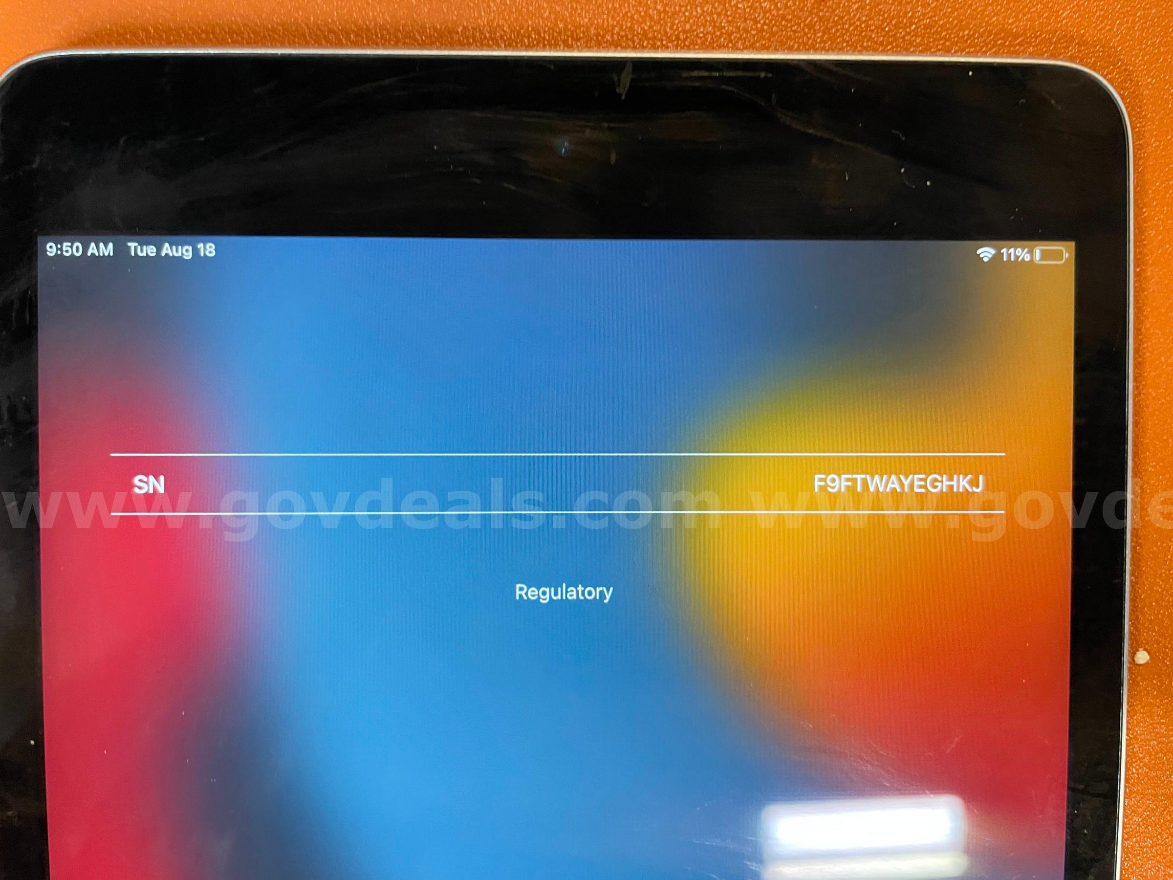 iPad Mini 4 | WiFi only | 128GB (ID# 47327) (D-Case) (NoUPC) Apple iPad Mini Government Surplus Auction - Photo #2
