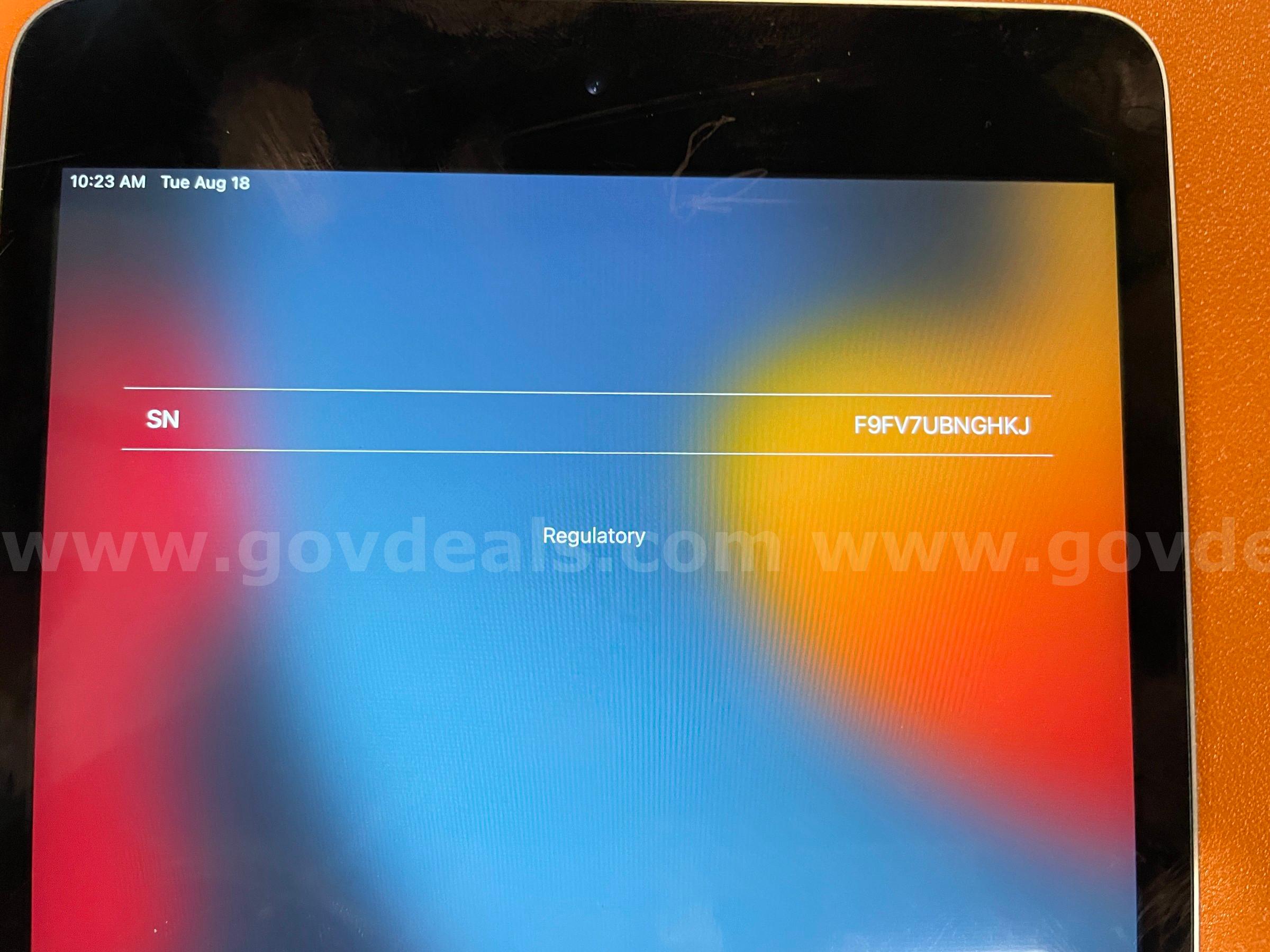 iPad Mini 4 | WiFi only | 128GB (ID# 47328) (D-Case) (NoUPC) Apple iPad Mini Government Surplus Auction - Photo #2