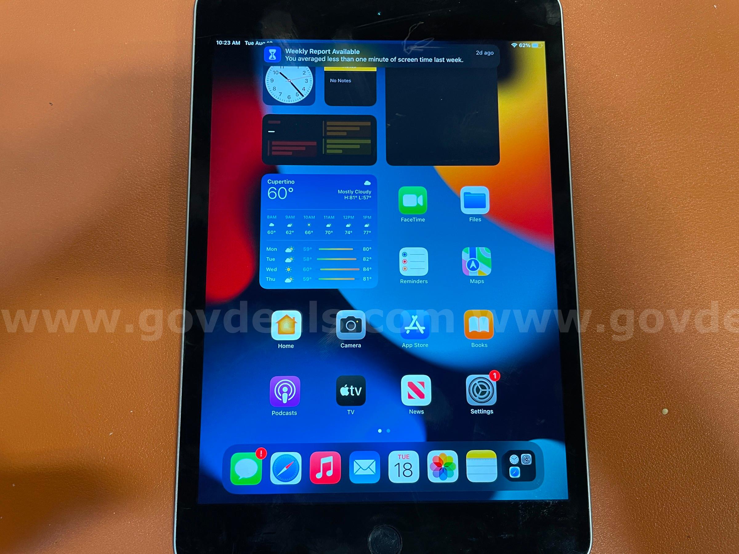 iPad Mini 4 | WiFi only | 128GB (ID# 47328) (D-Case) (NoUPC) Apple iPad Mini Government Surplus Auction - Photo #3