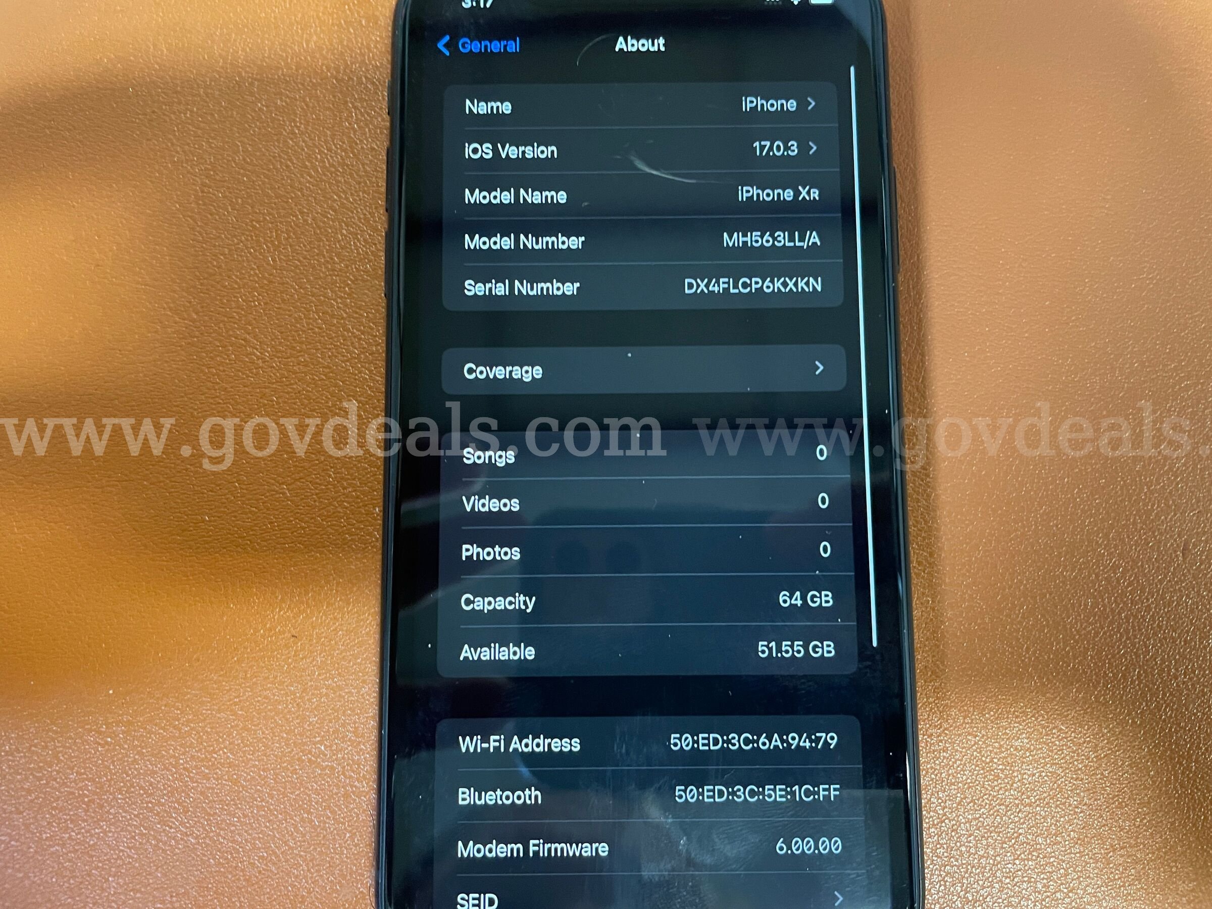iPhone XR | 64GB | Black (ID# 47547) (D-Case) (NoUPC) Apple iPhone Government Surplus Auction - Photo #5