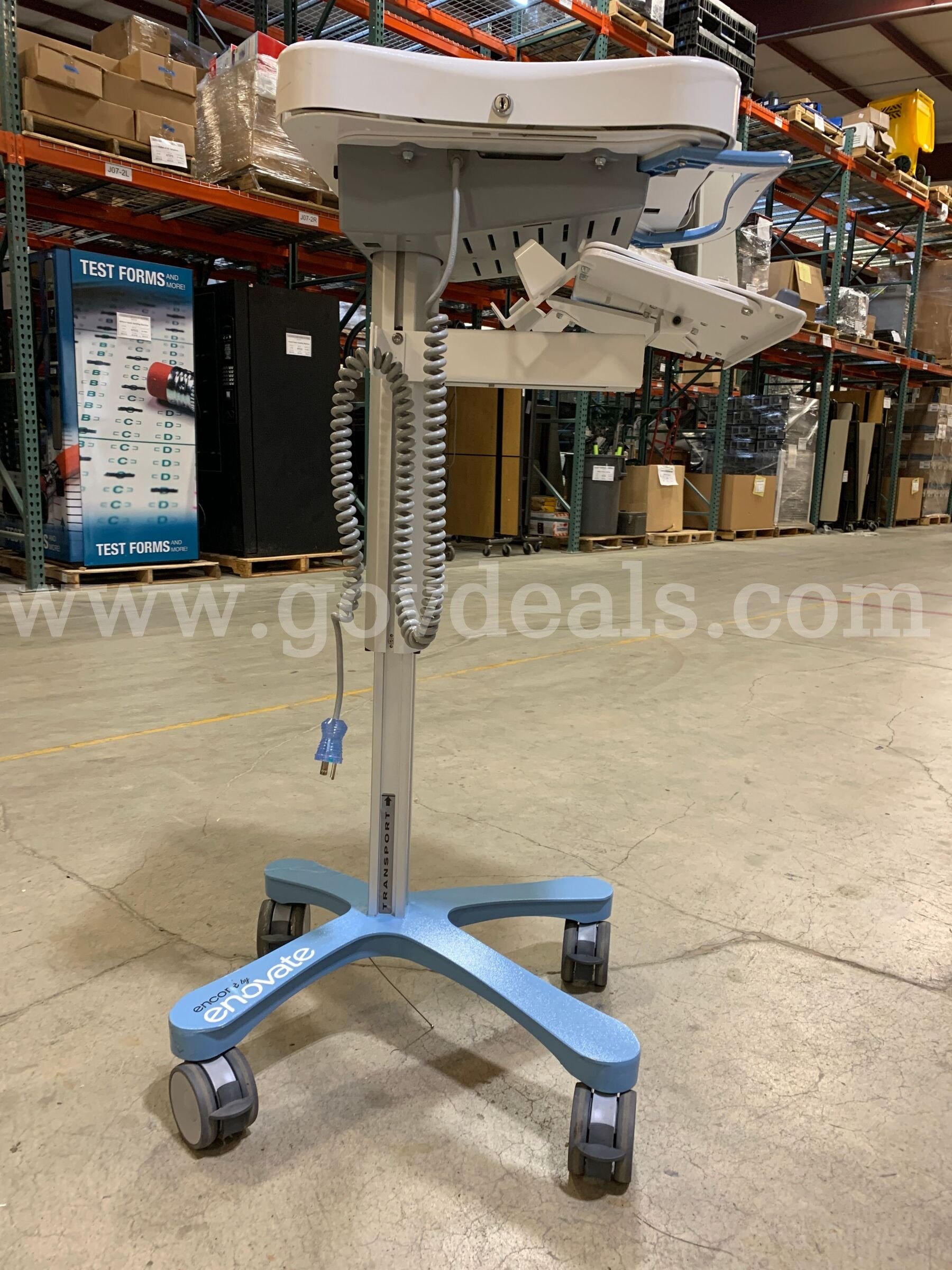 Encore EMNO-LN1 Computer Cart (ID #47575) (J6-1R) (26-1914-1) 84579 ENCORE EMNO-LN1 Government Surplus Auction - Photo #3
