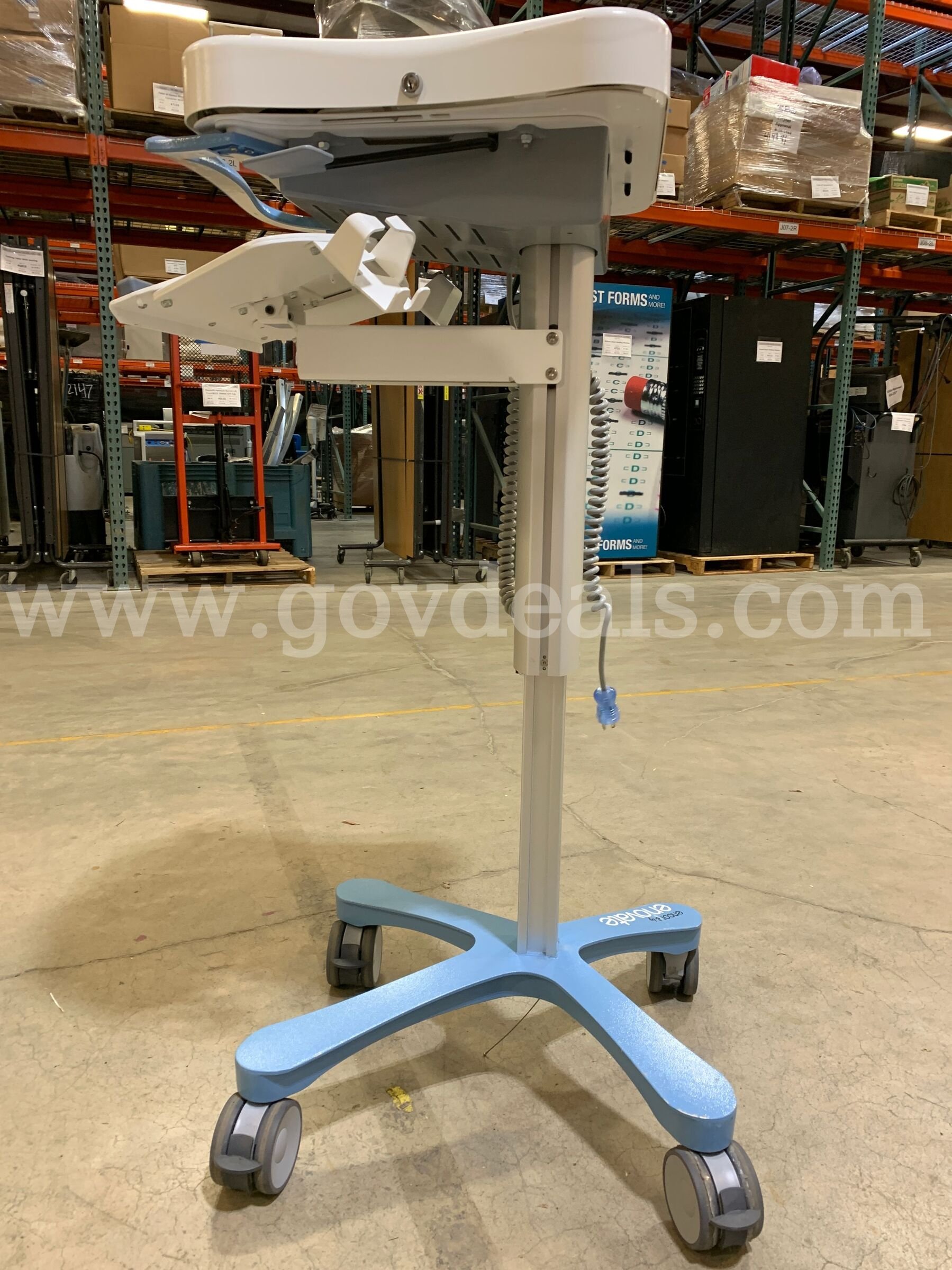 Encore EMNO-LN1 Computer Cart (ID #47575) (J6-1R) (26-1914-1) 84579 ENCORE EMNO-LN1 Government Surplus Auction - Photo #5