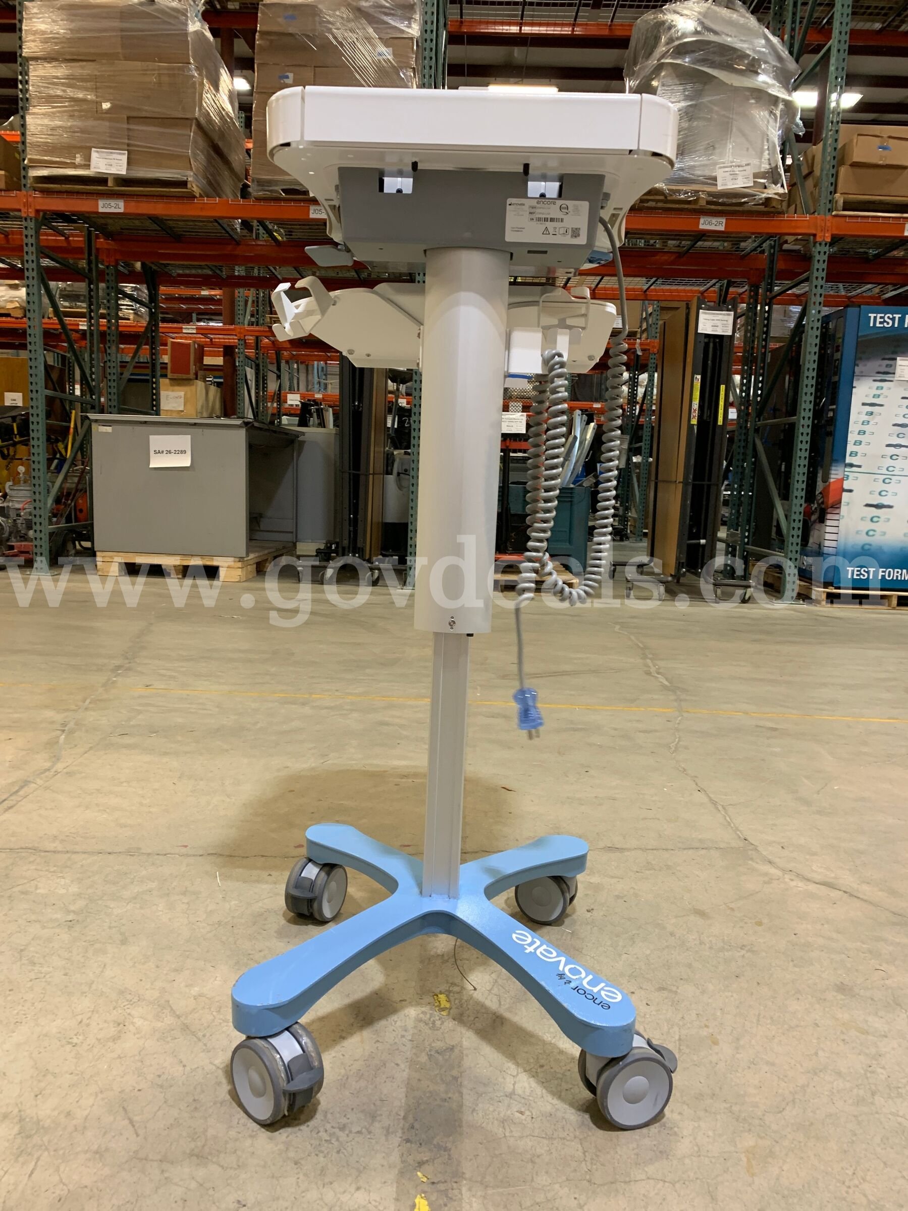 Encore EMNO-LN1 Computer Cart (ID #47575) (J6-1R) (26-1914-1) 84579 ENCORE EMNO-LN1 Government Surplus Auction - Photo #6