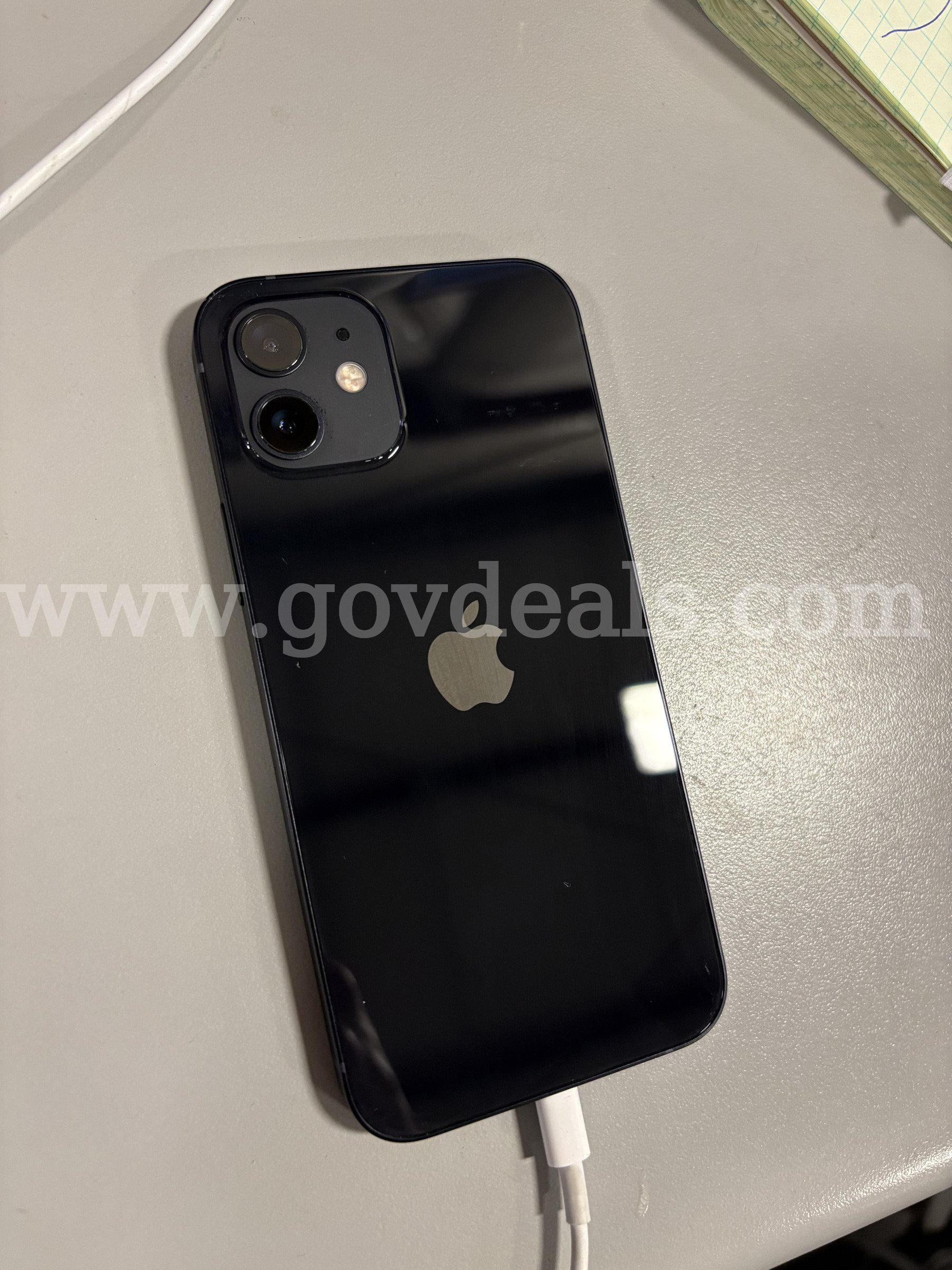 Apple iPhone 12 64GB Black – Tested – Wi-Fi, Cameras & Touch Screen Working (ID# 47576) (J1-2R) (No UPC) (#2) Apple iPhone 12 Government Surplus Auction - Photo #3