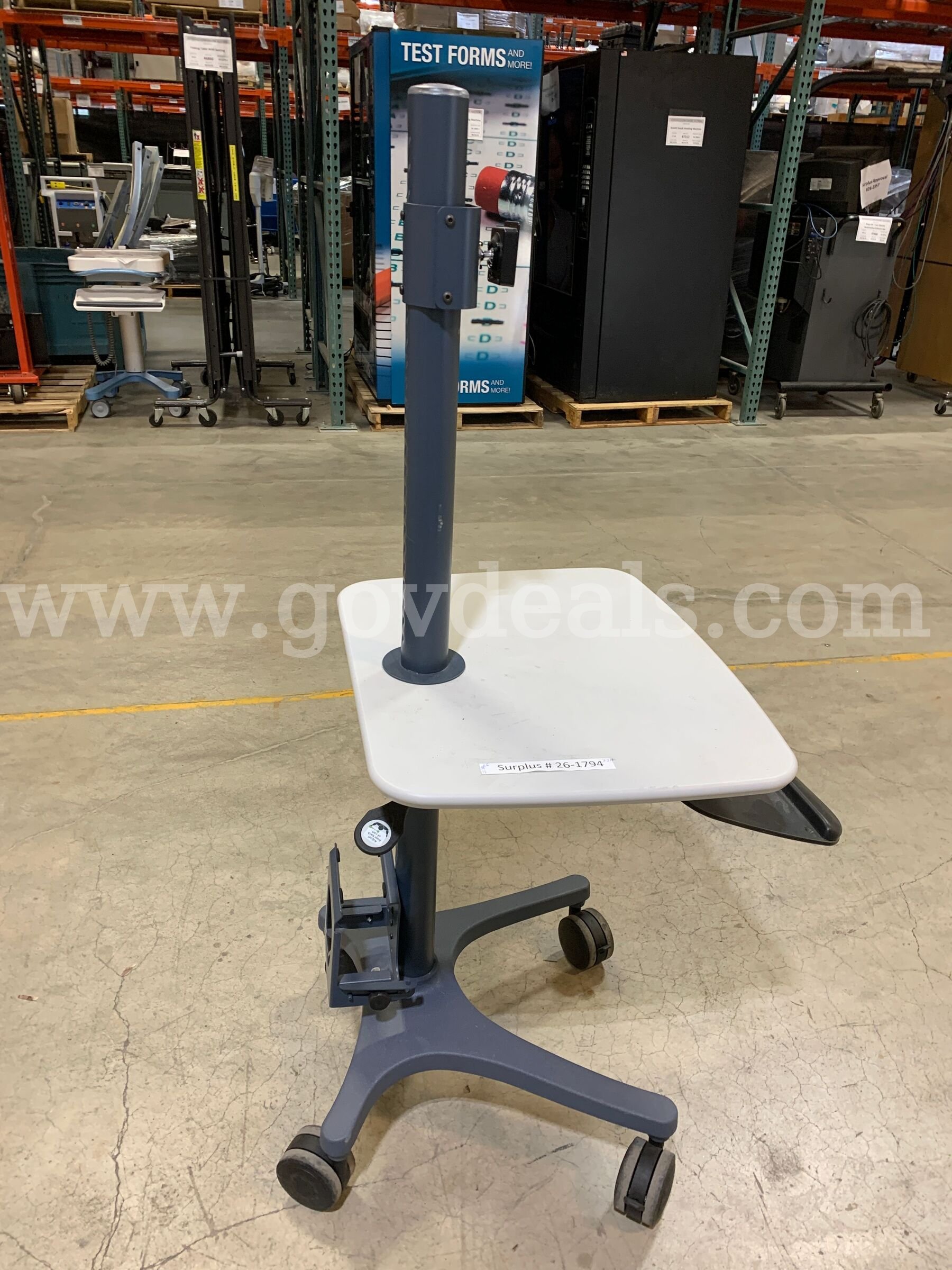 Anthro Zido 25 Equipment Cart (ID #47577) (H7-1R) (26-1794-11) 678 ANTHRO 1794 Government Surplus Auction - Photo #3