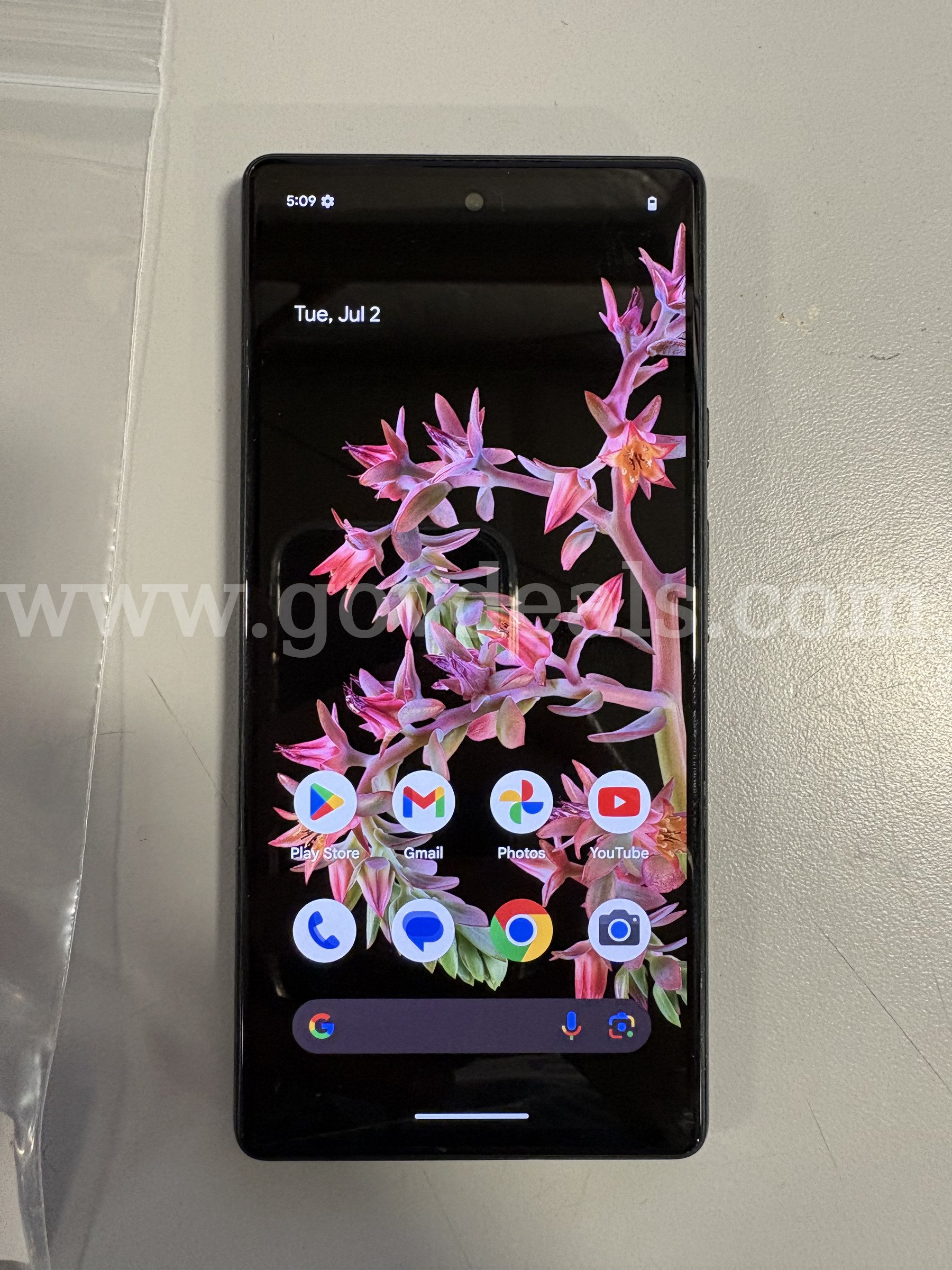 Google Pixel 6 128GB Black – Unlocked – No SIM Restrictions – Tested (ID# 47582) (J1-2R) (No UPC) (#4)