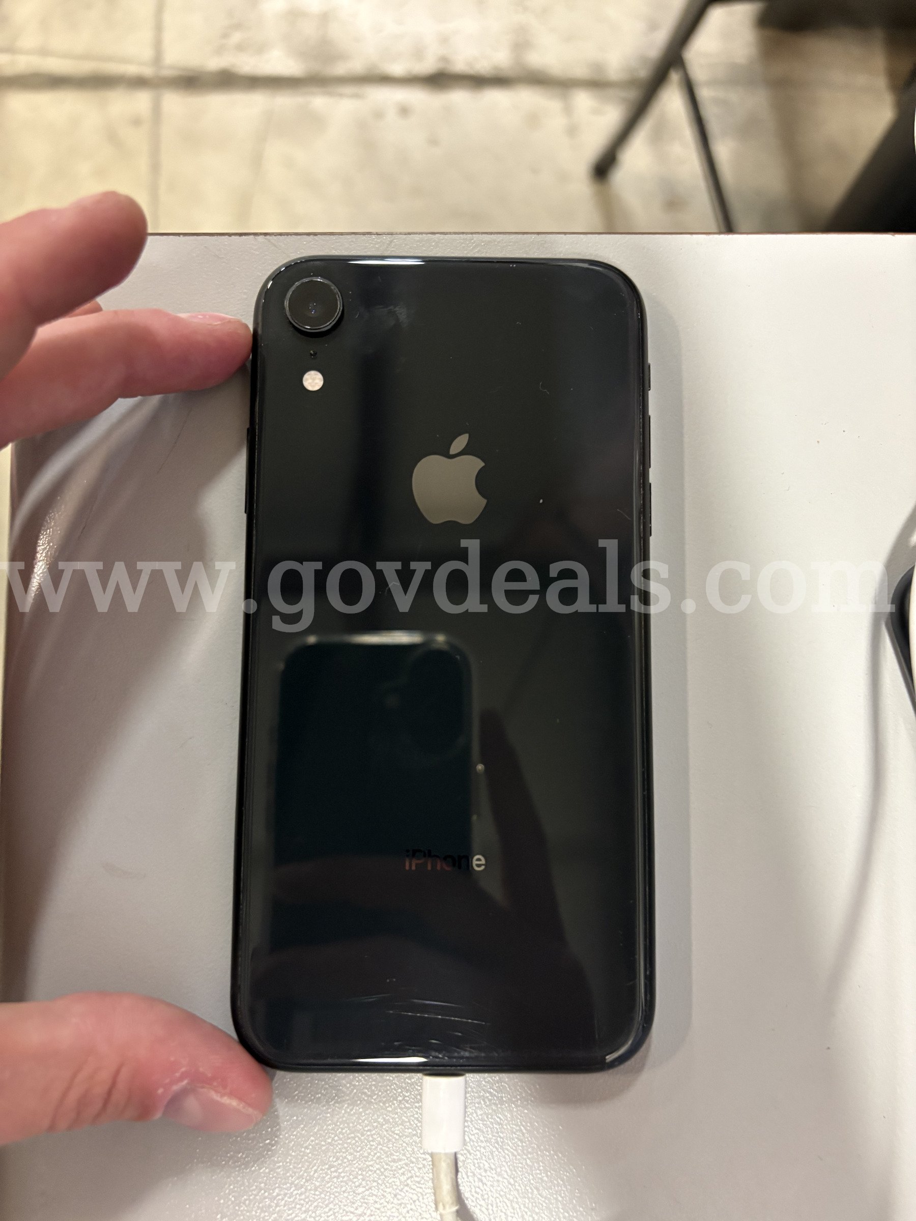 Apple iPhone XR 64GB Black – Unlocked – 97% Battery Health – Tested (ID# 47584) (J1-2R) (No UPC) (#5) Apple iPhone Government Surplus Auction - Photo #2