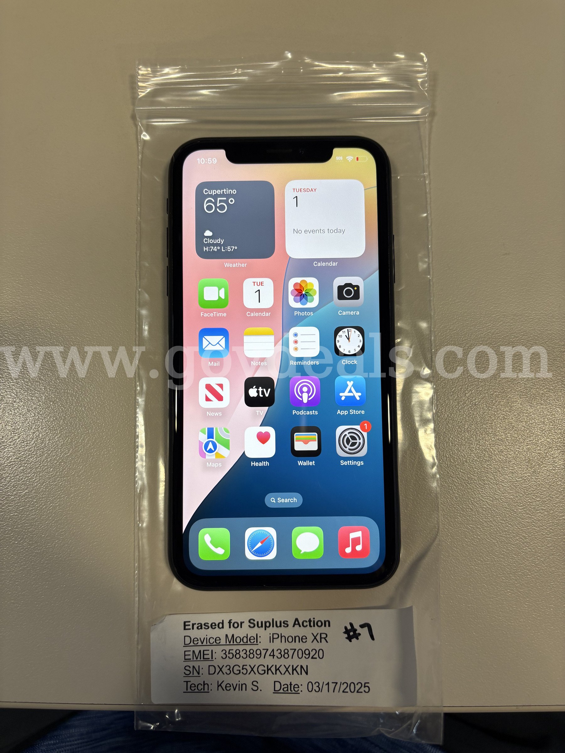 Apple iPhone XR 64GB Black – Unlocked – 93% Battery Health – Tested (ID# 47588) (J01-2R) (No UPC) (#7)