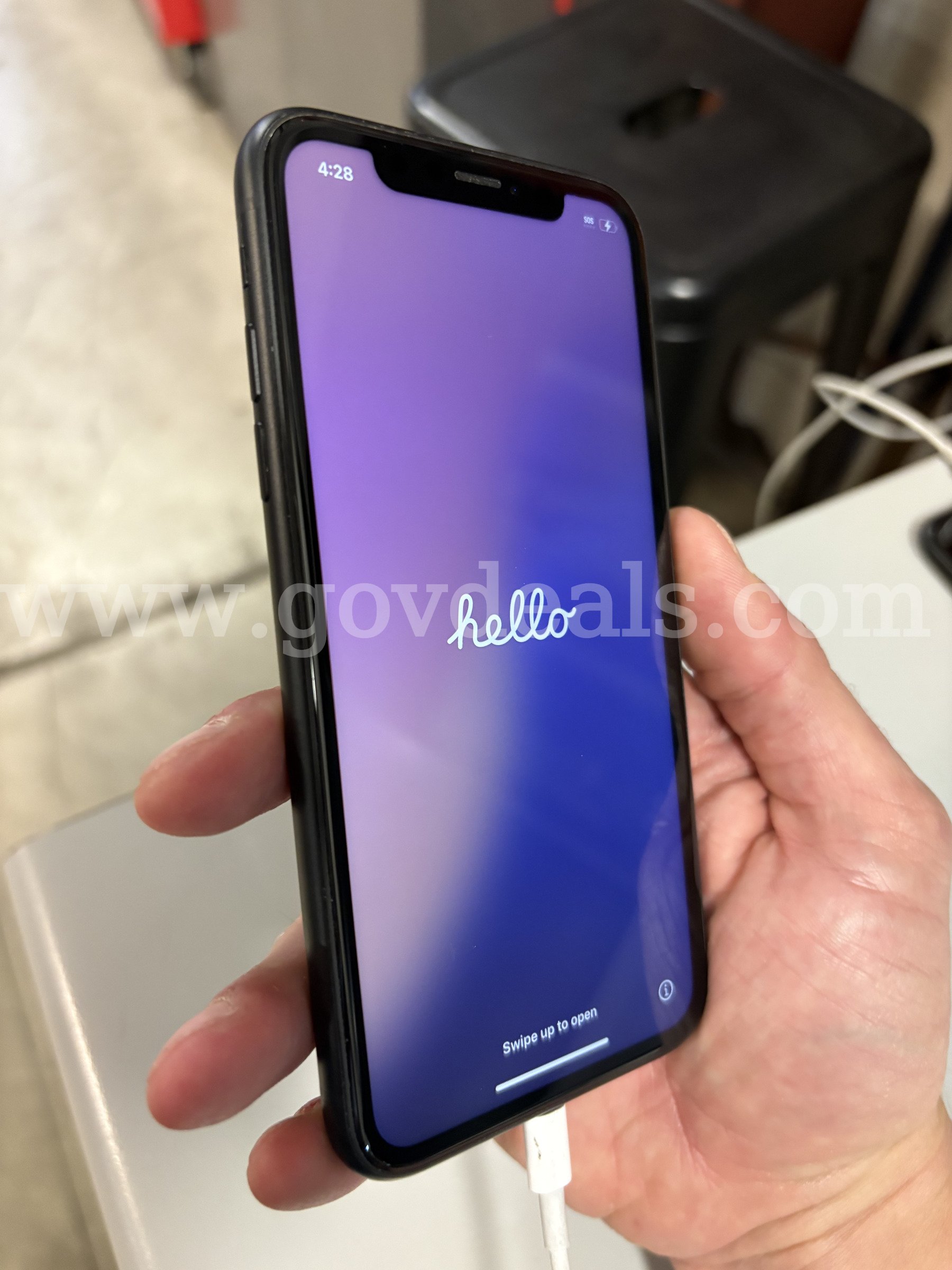Apple iPhone XR 64GB Black – Unlocked – 93% Battery Health – Tested (ID# 47588) (J01-2R) (No UPC) (#7) Apple iPhone Government Surplus Auction - Photo #5