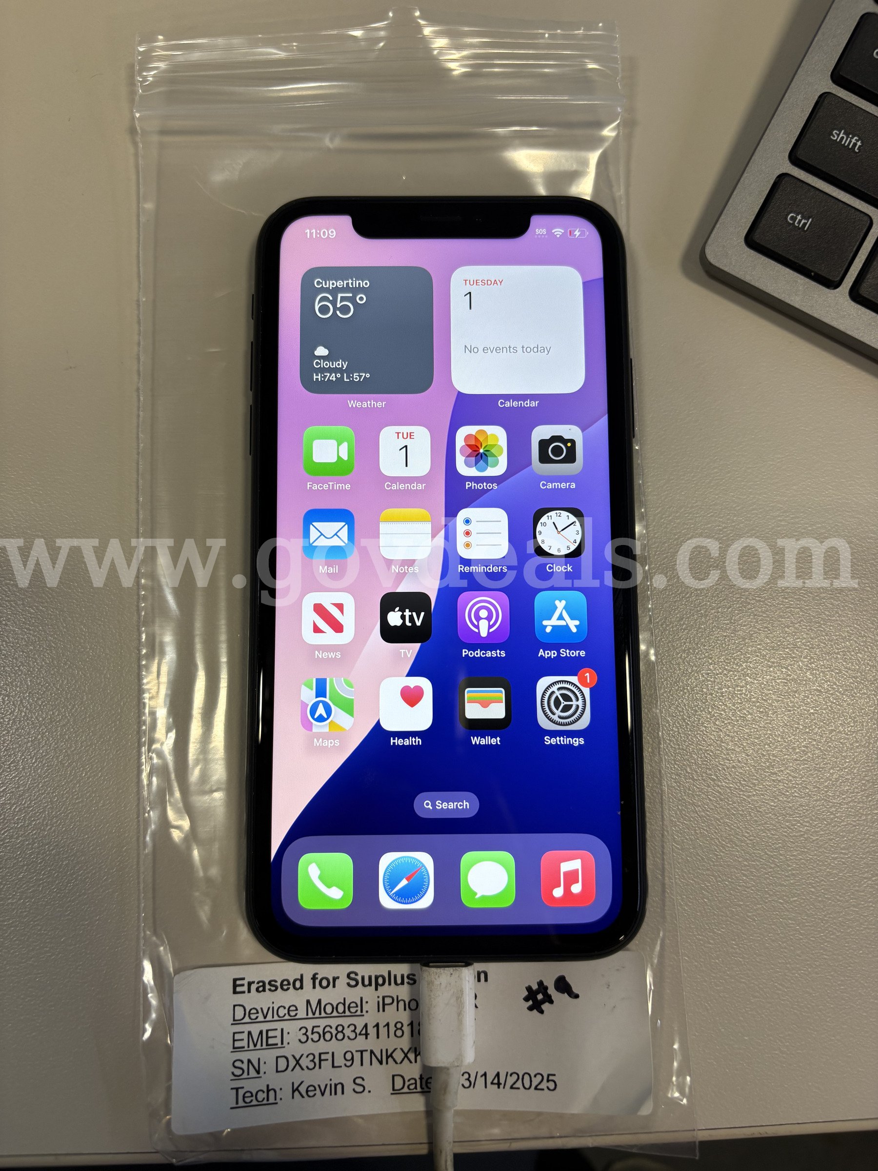 Apple iPhone XR 64GB Black – Unlocked – 98% Battery Health – Tested (ID# 47590) (J01-2R) (No UPC) (#9)