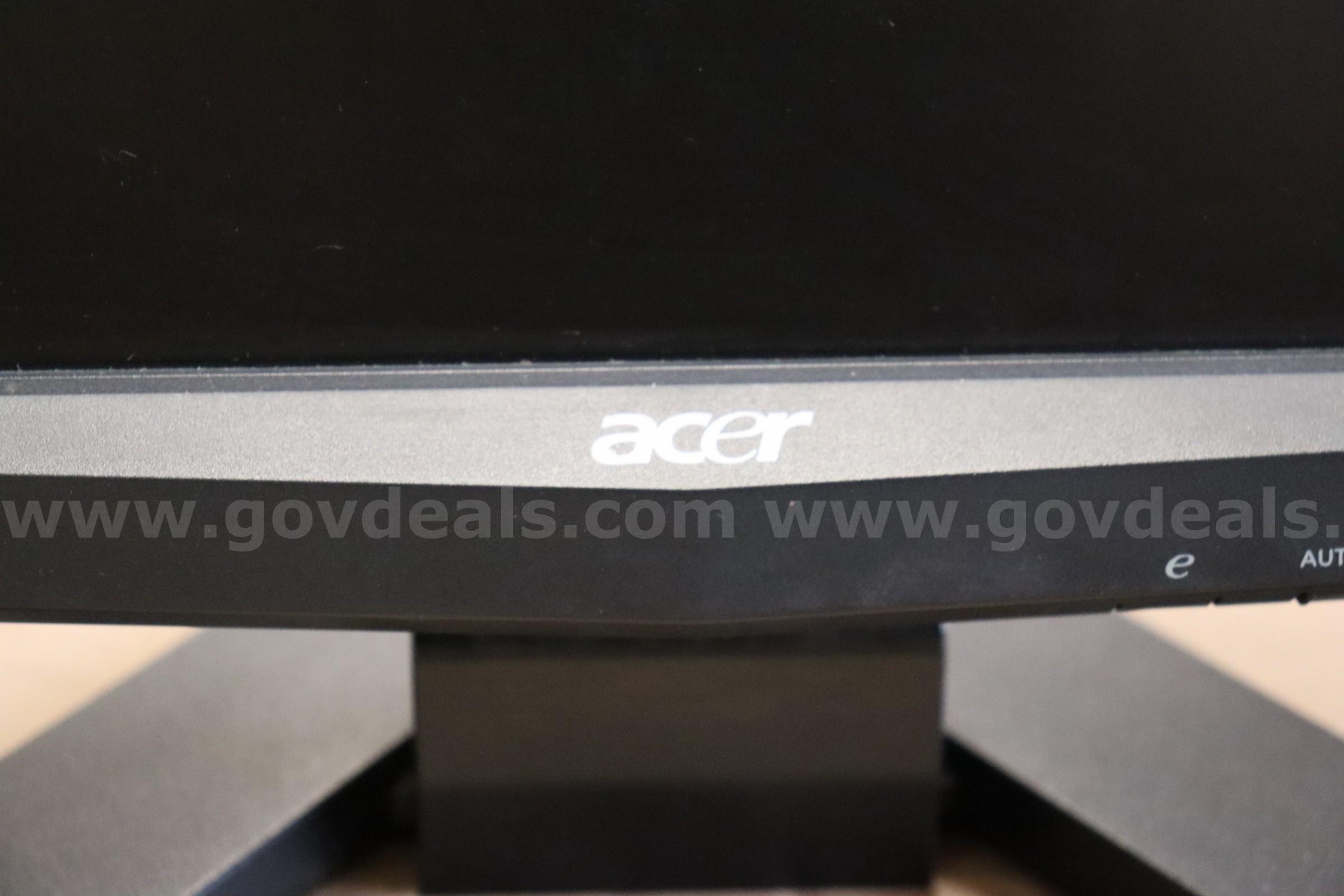 Acer LCD 23" Monitor Acer X233H Government Surplus Auction - Photo #2