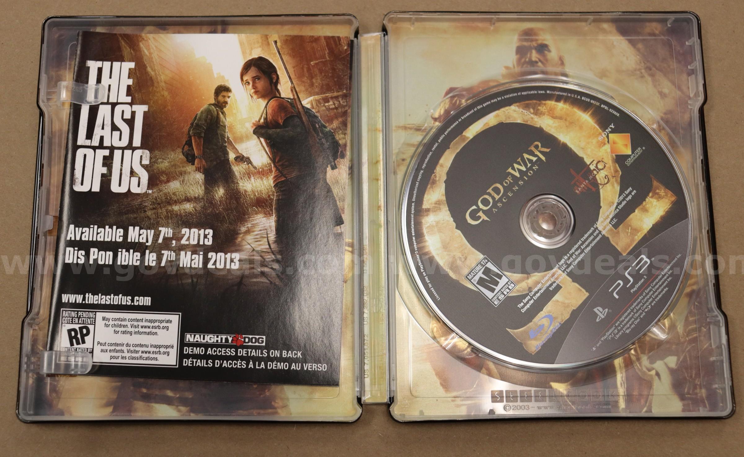 God of War: Ascension PS3 Collector's Box (figure & game) PlayStation  Government Surplus Auction - Photo #5