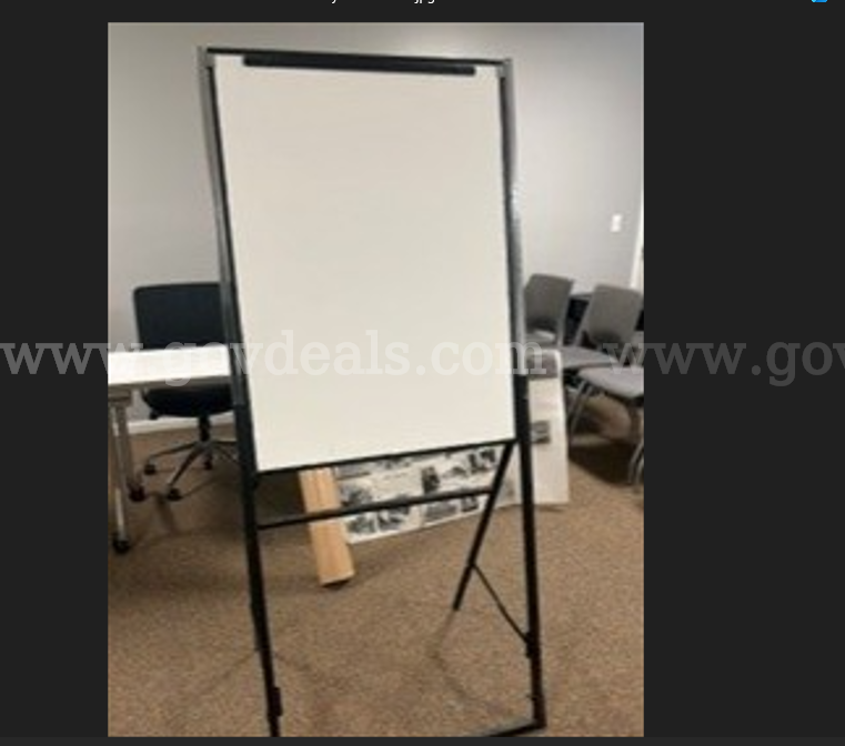 Easel/Dry Erase Board   Government Surplus Auction - Primary Photo