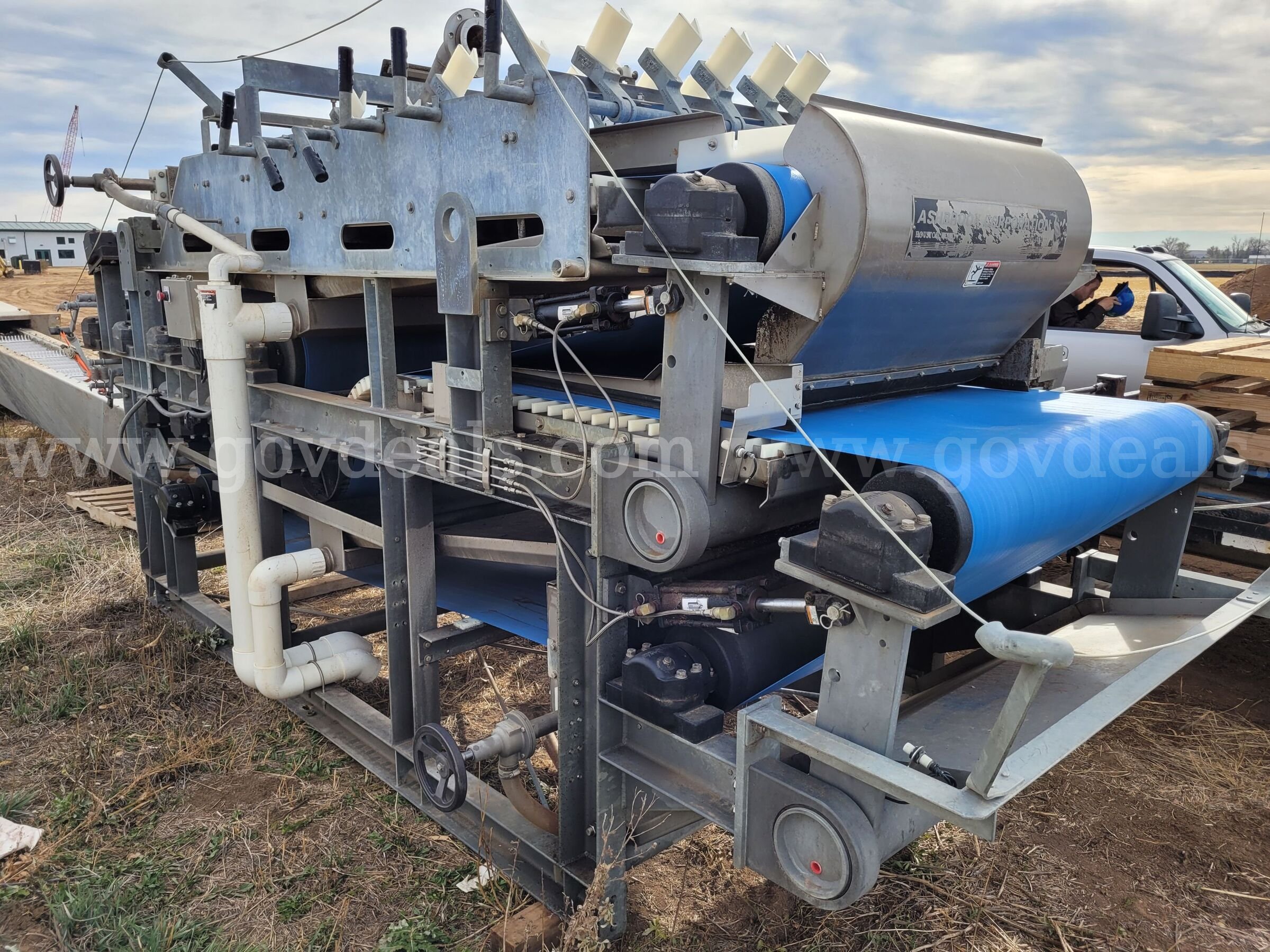 Ashbrook Belt Press 94 (1 meter)  Klampress 94 (1Meter) Government Surplus Auction - Photo #4