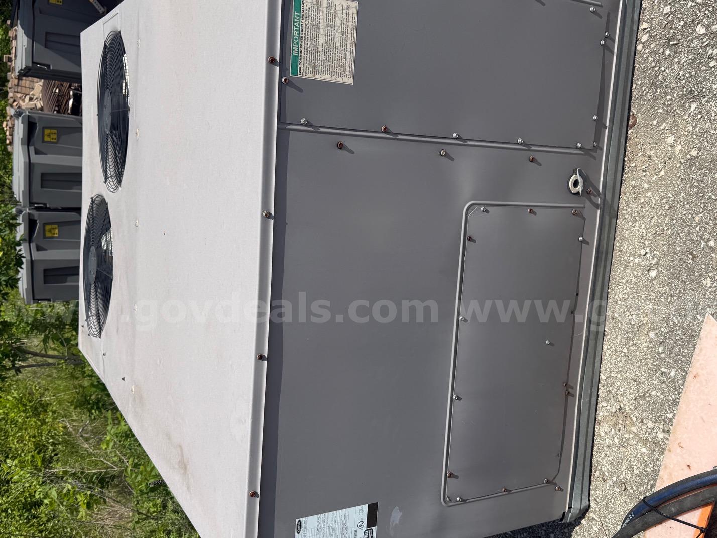 Carrier 8Ton heating Cooling system Carrier 48TFE008-A-511 Government Surplus Auction - Photo #4