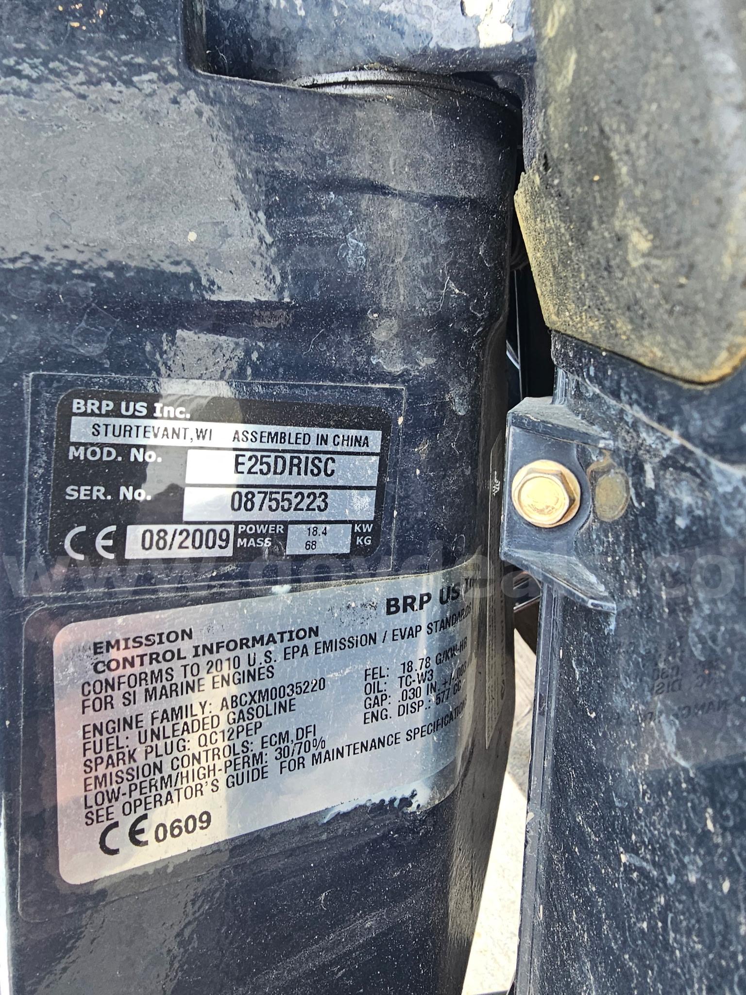 Evinrude E-tec 25 Evinrude E25DRISC Government Surplus Auction - Photo #6