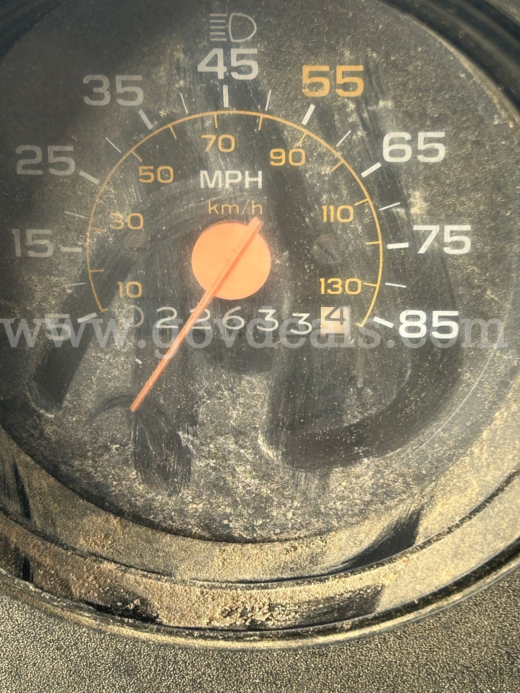 1986 Chevrolet Diesel with a front mounted digger derrick Chevrolet  Government Surplus Auction - Photo #5