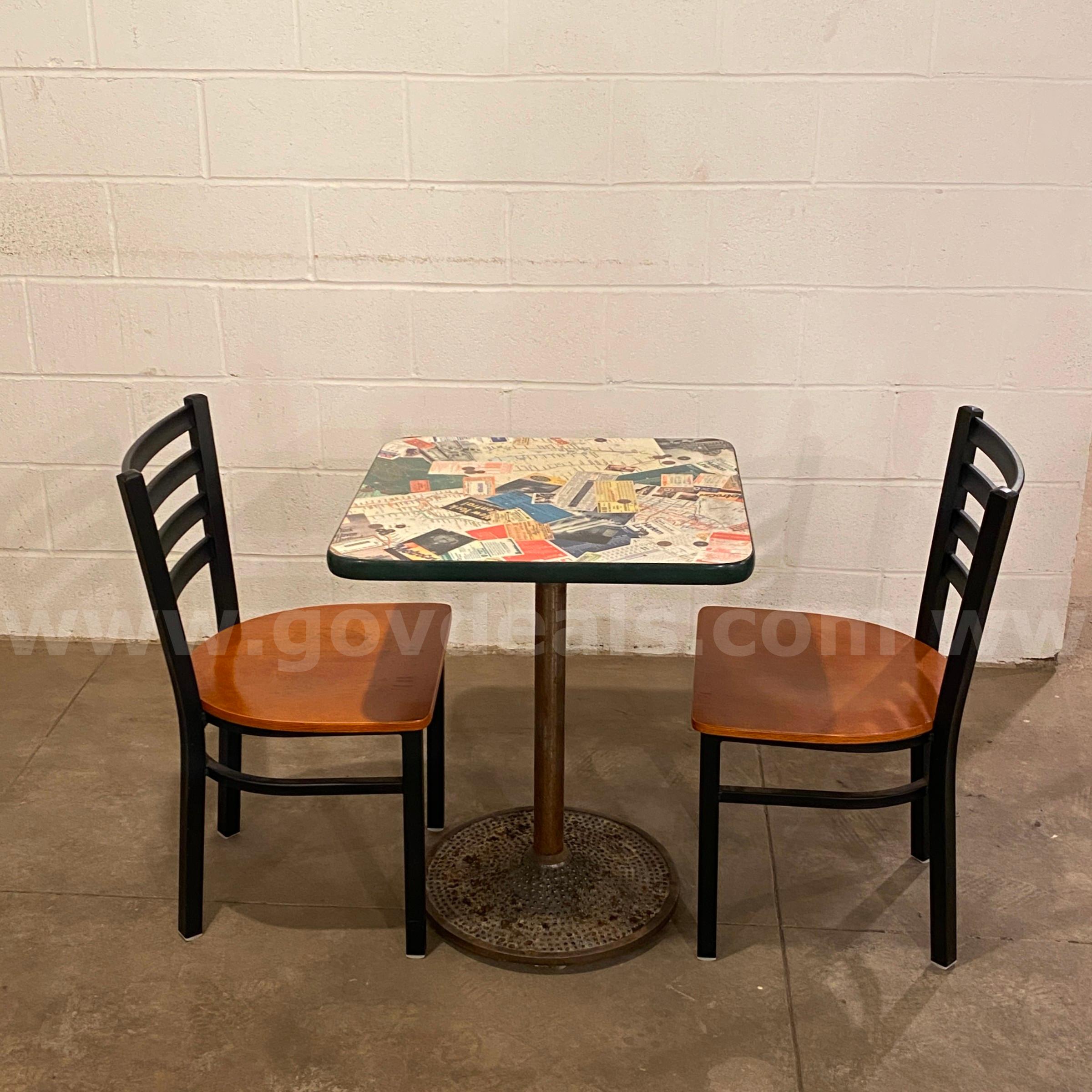 Vintage table and chairs from NY's Grand Central Station N/A N/A Government Surplus Auction - Photo #2