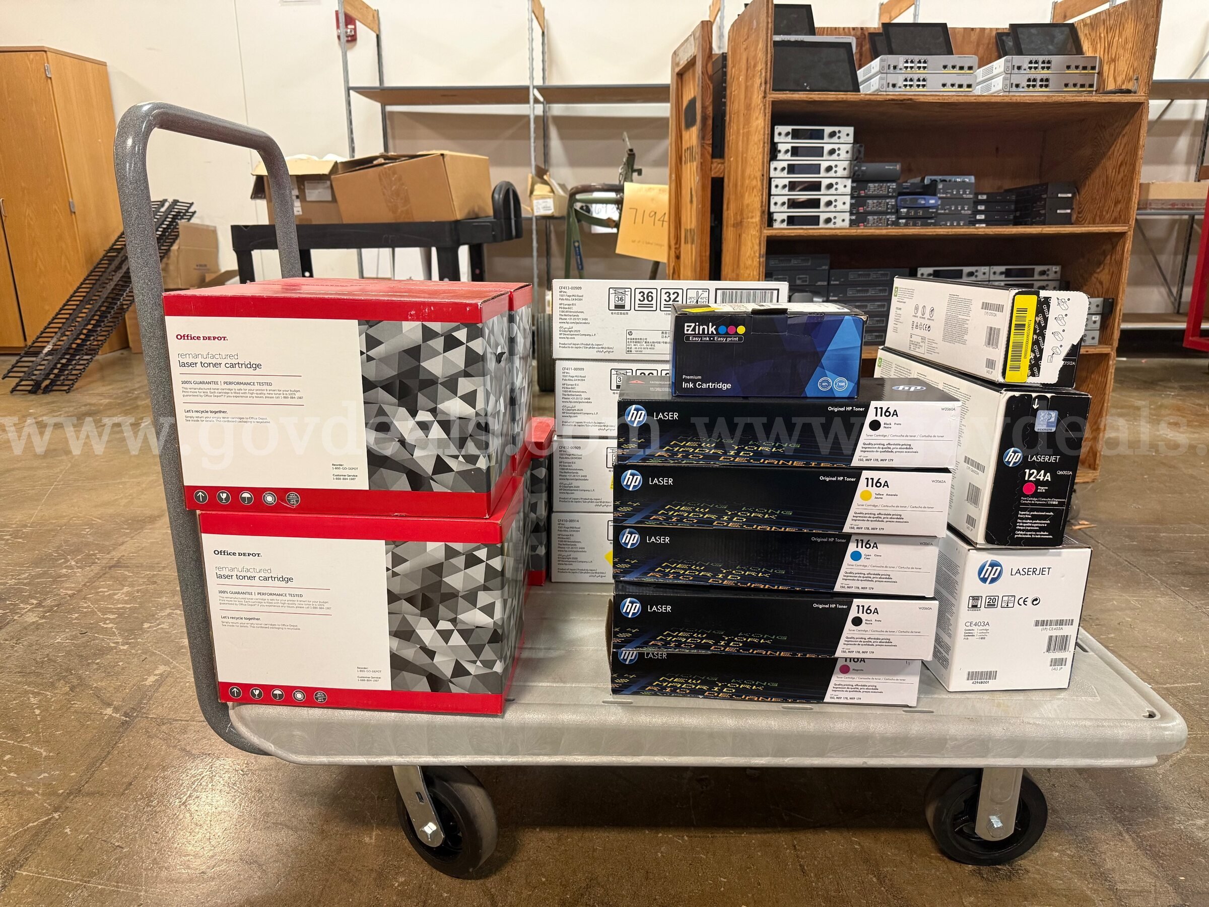 Lot of 28 Assorted Printer/Ink/Toner Cartridges
