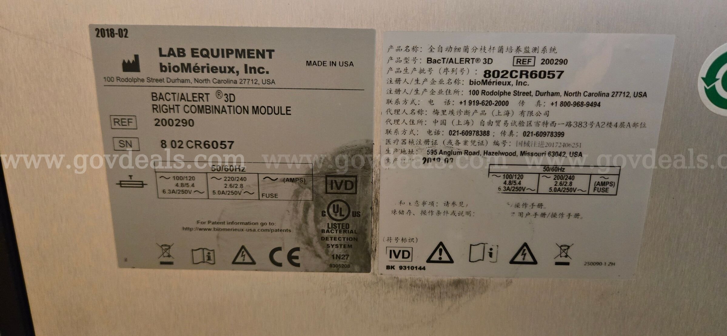 Bact/Alert 3D Microbial Detection System   Government Surplus Auction - Photo #6