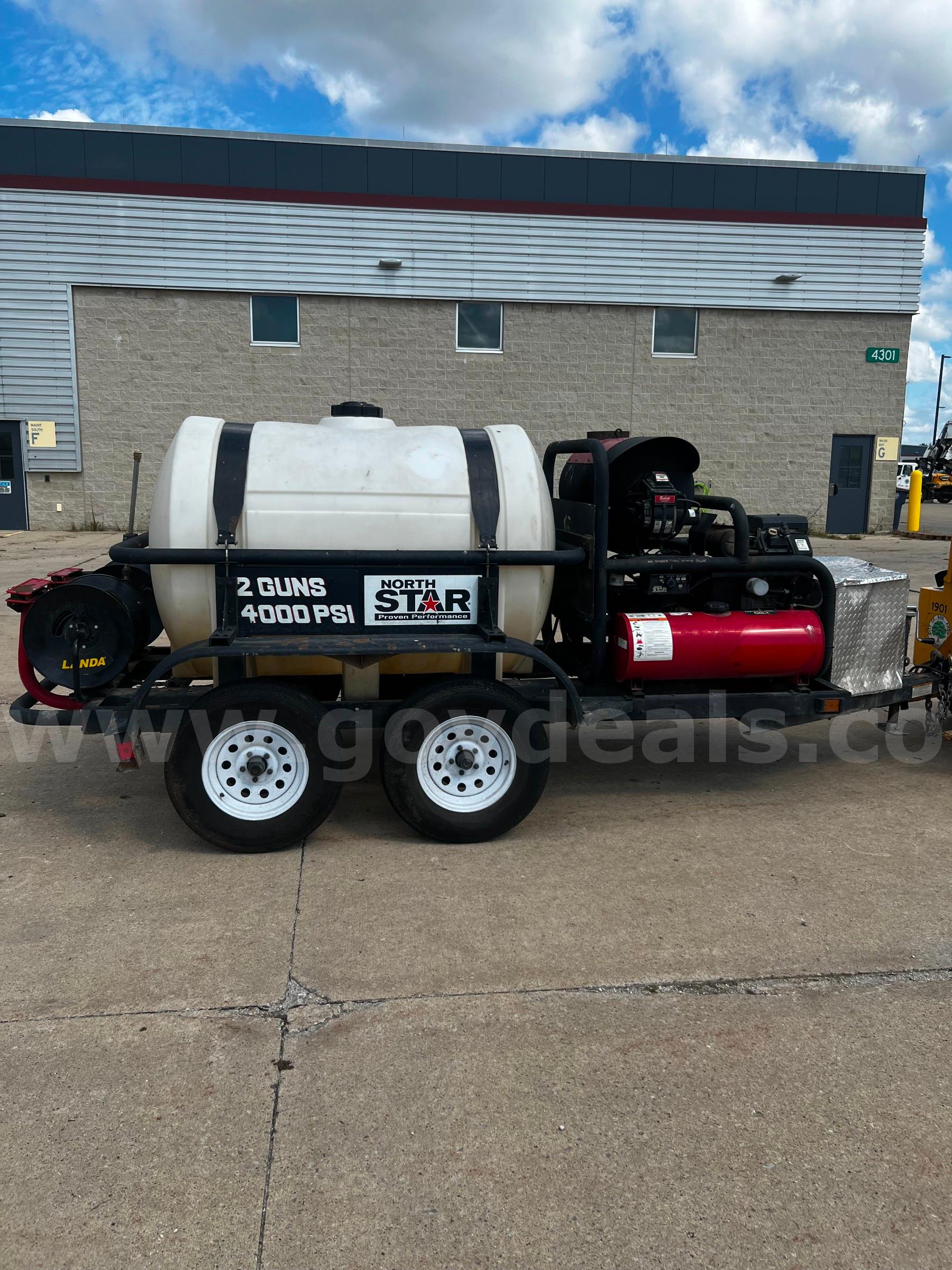 2015 Northstar 157597 Power Washer Trailer Northstar 157597 Power Washer Government Surplus Auction - Photo #3