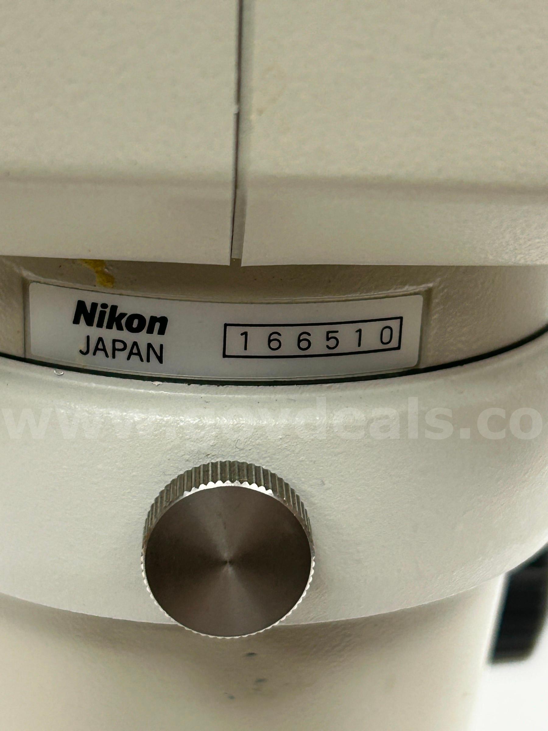 Nikon Binocular Stereo Zoom Microscope with Heavy-Duty Track Stand Nikon  Government Surplus Auction - Photo #5