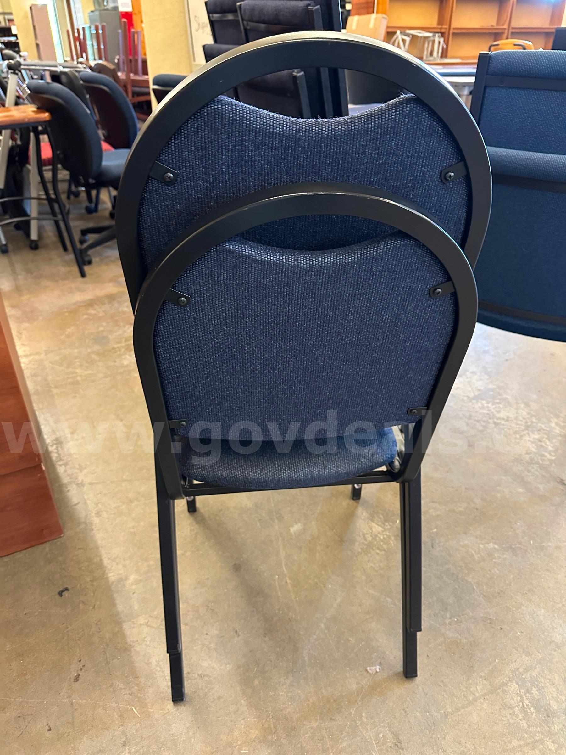 Lot of 2 Blue Chairs   Government Surplus Auction - Primary Photo