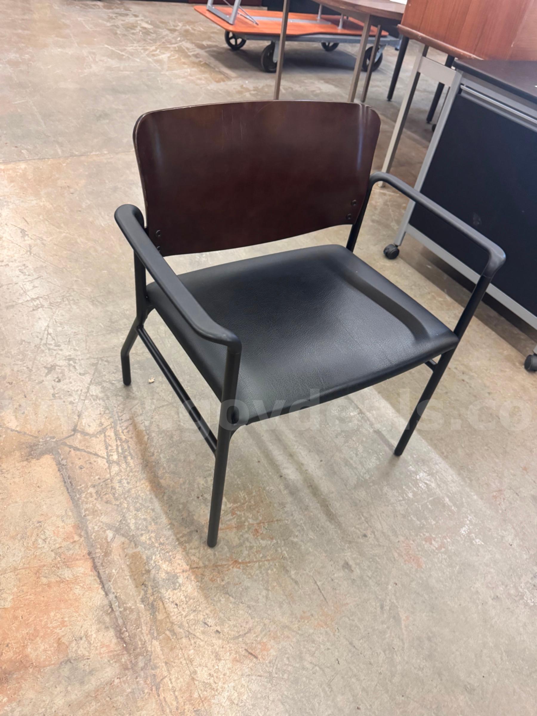 Brown Backed Chair   Government Surplus Auction - Primary Photo