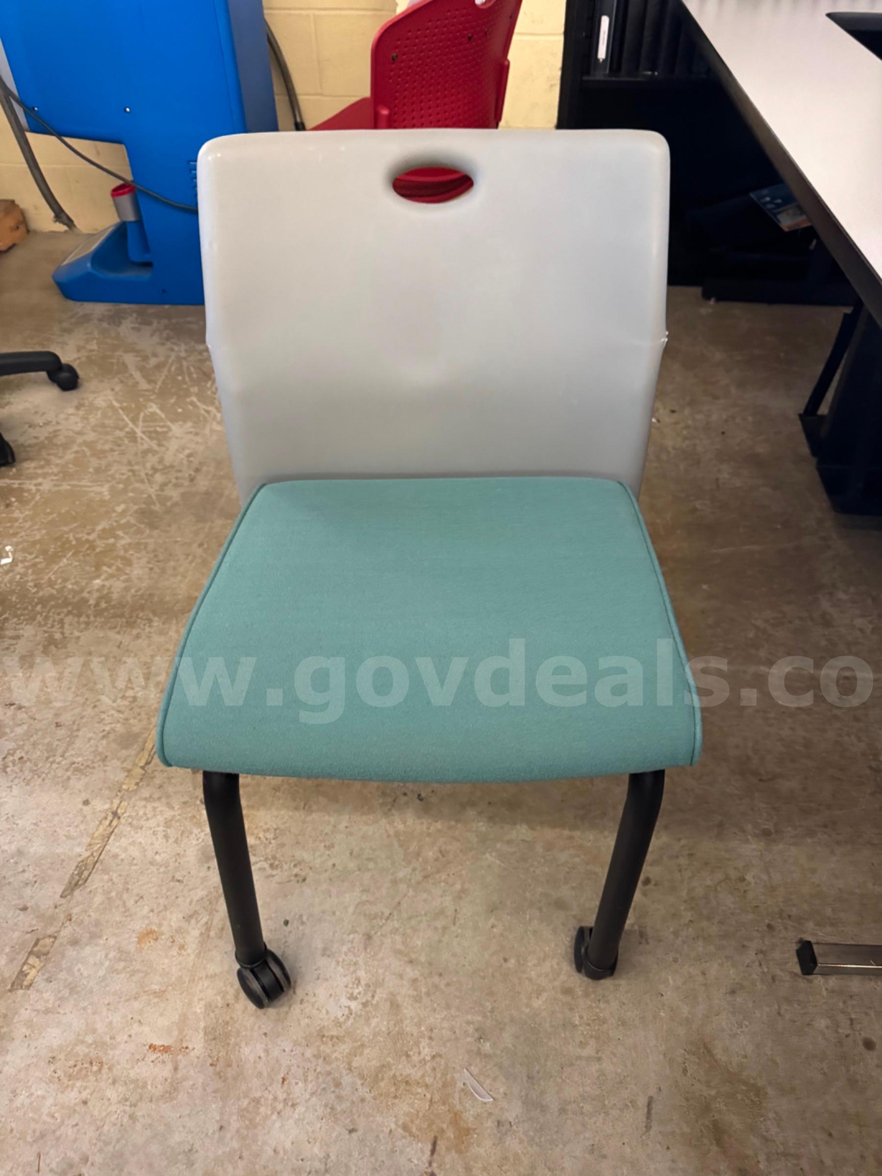 Green Seated Rolling Chair   Government Surplus Auction - Primary Photo