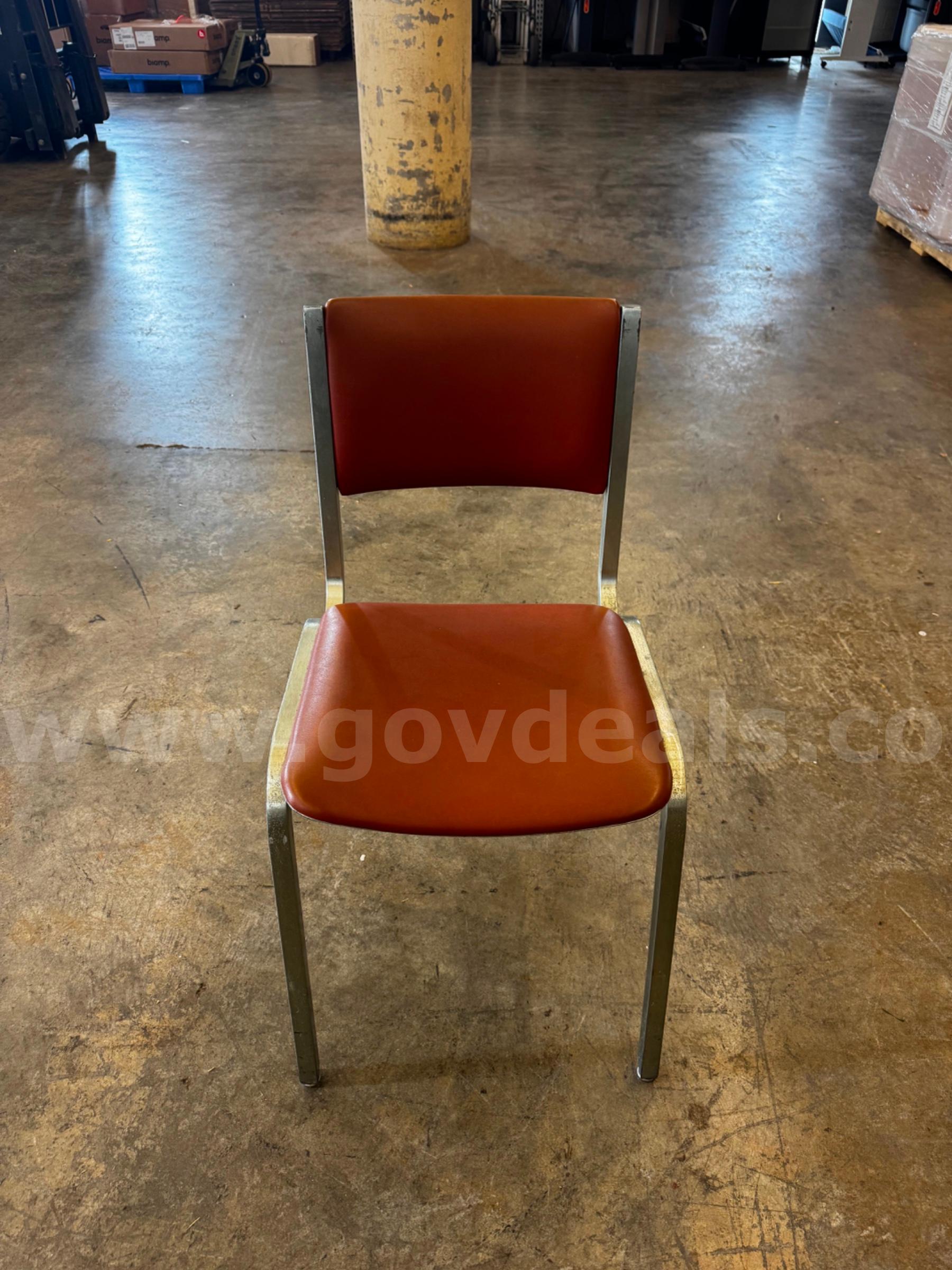 A Lot of 3 Brown Chairs   Government Surplus Auction - Photo #2