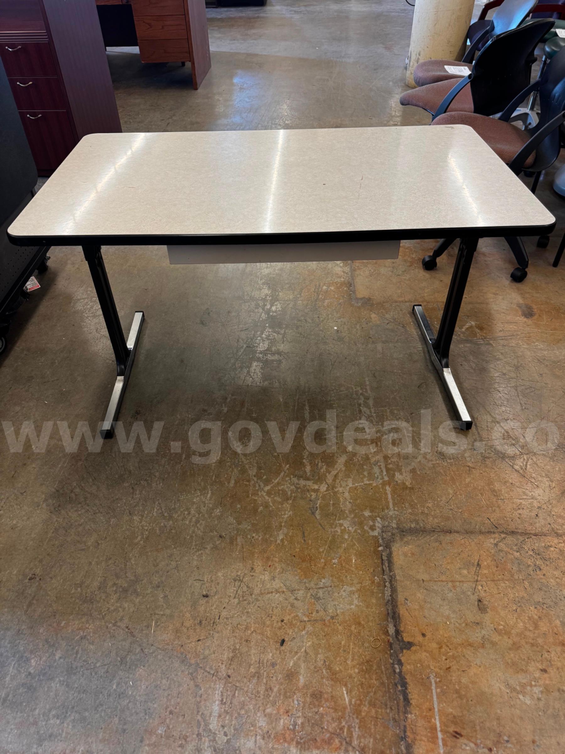 Light Gray Table   Government Surplus Auction - Primary Photo